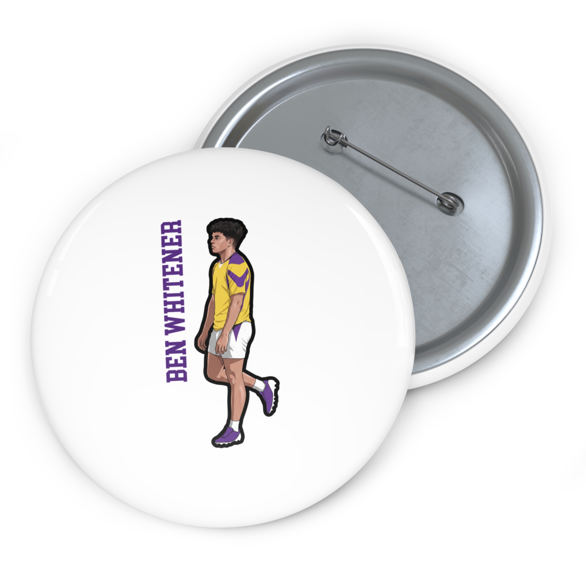Game Day Pin — character_name_vertical in Classic