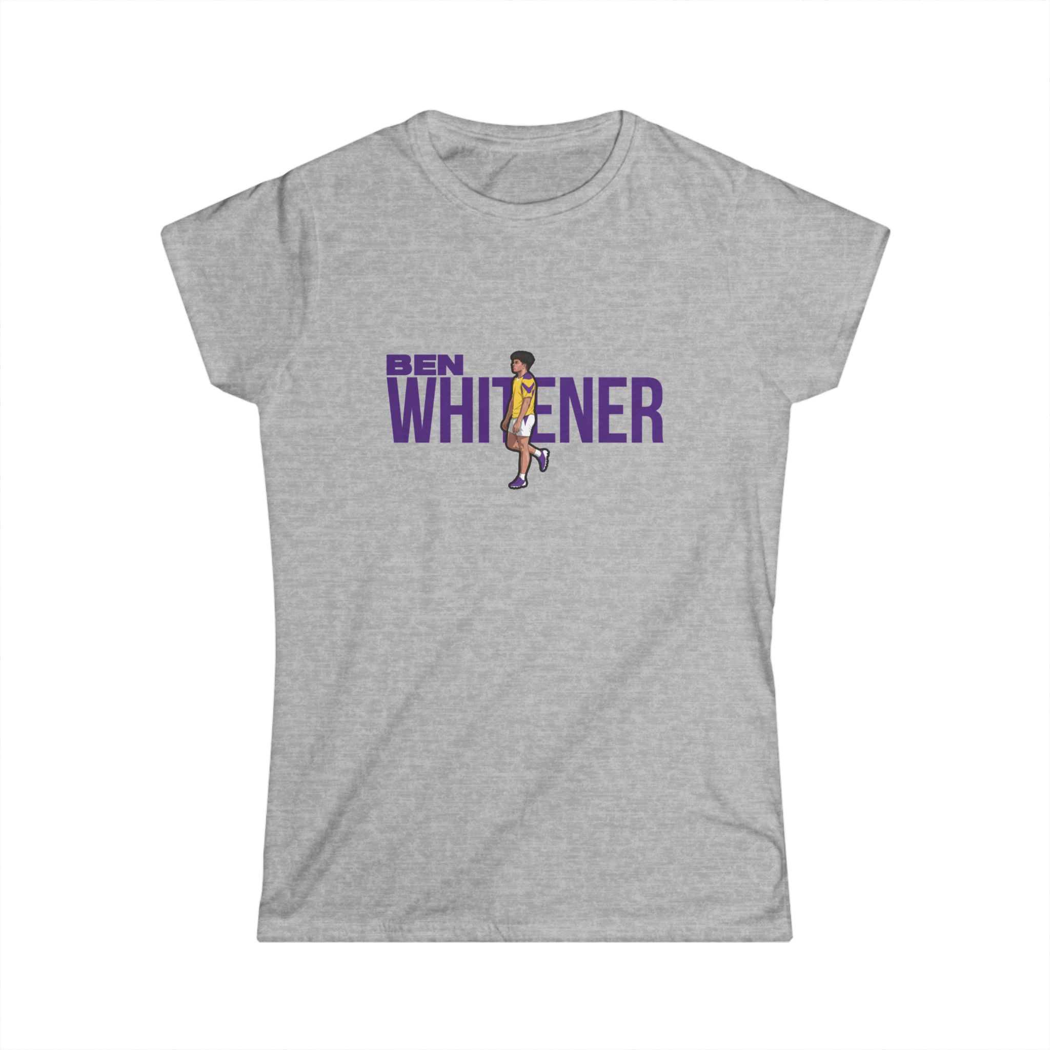 Women's Softstyle Tee — character_player_name in Grey
