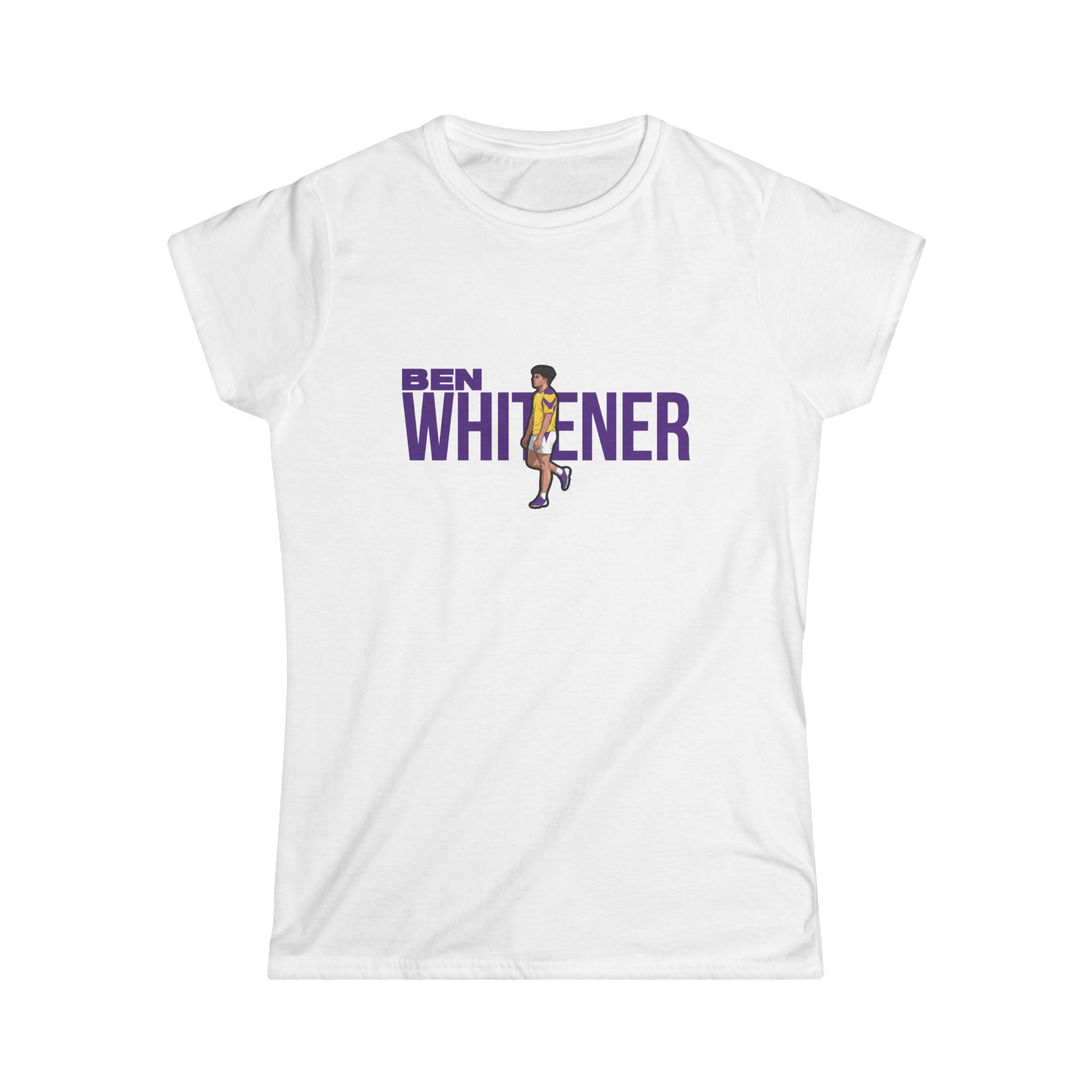 Women's Softstyle Tee — character_player_name in White