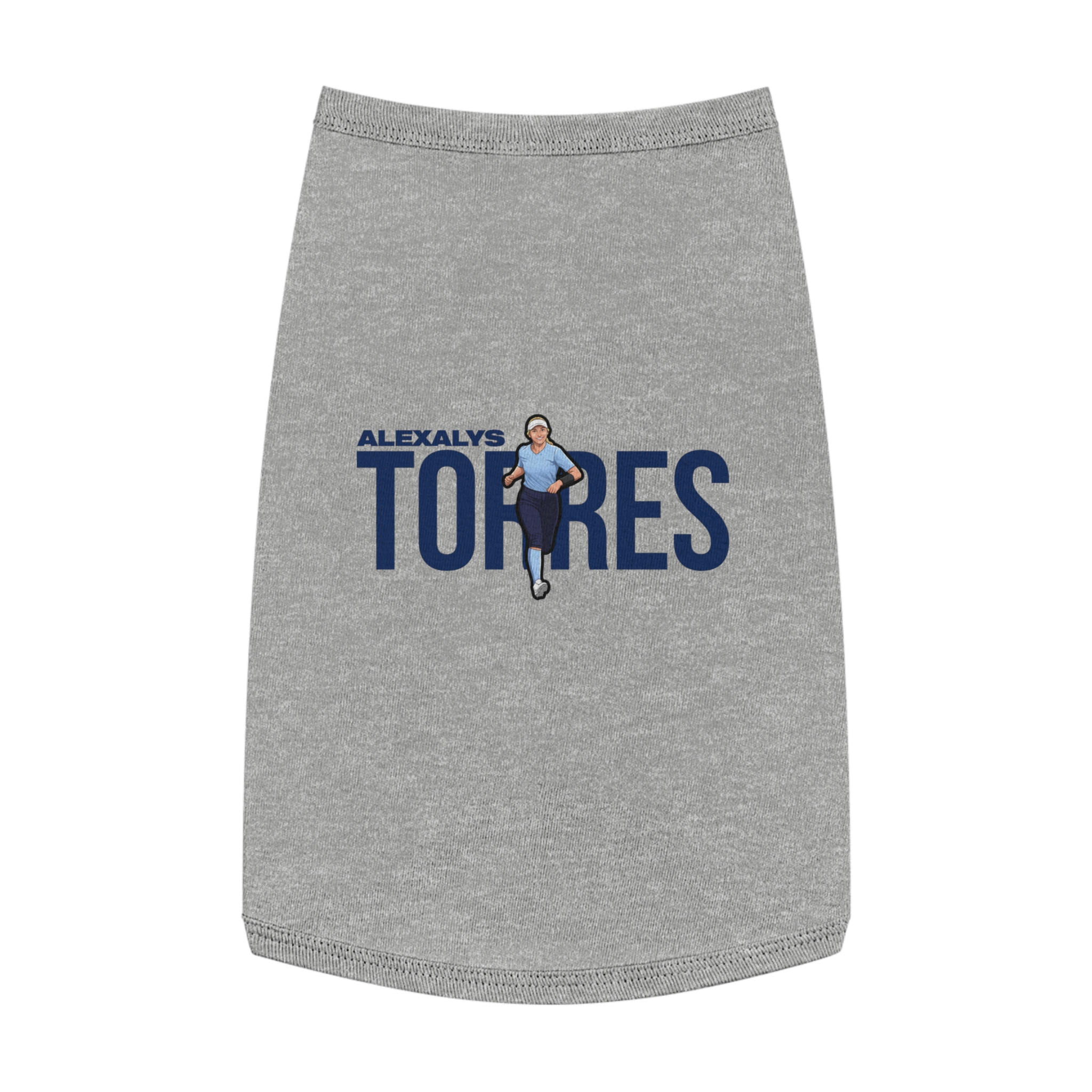 Pet Tank Top — character_player_name in White