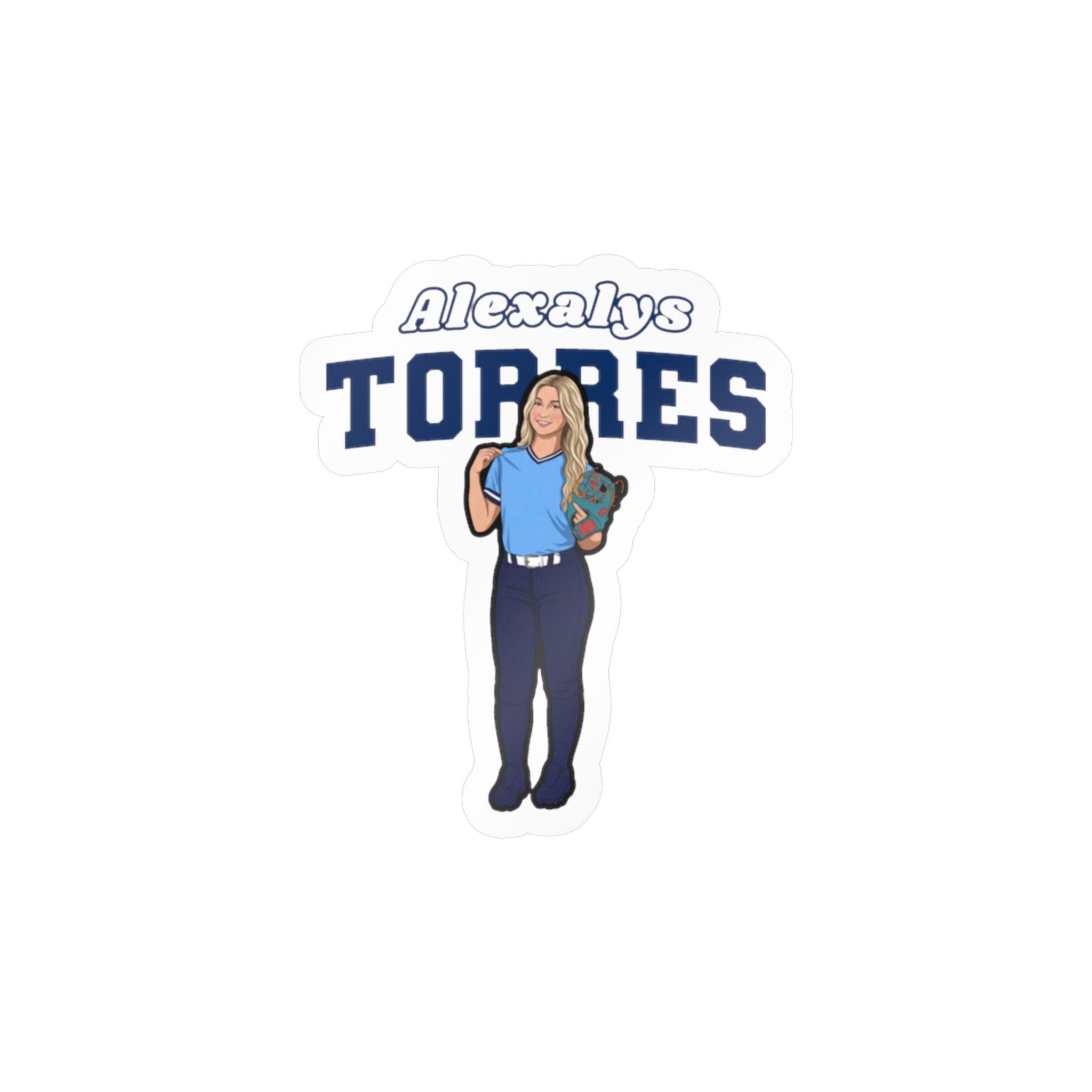 Vinyl Sticker — character_name_arch in Classic