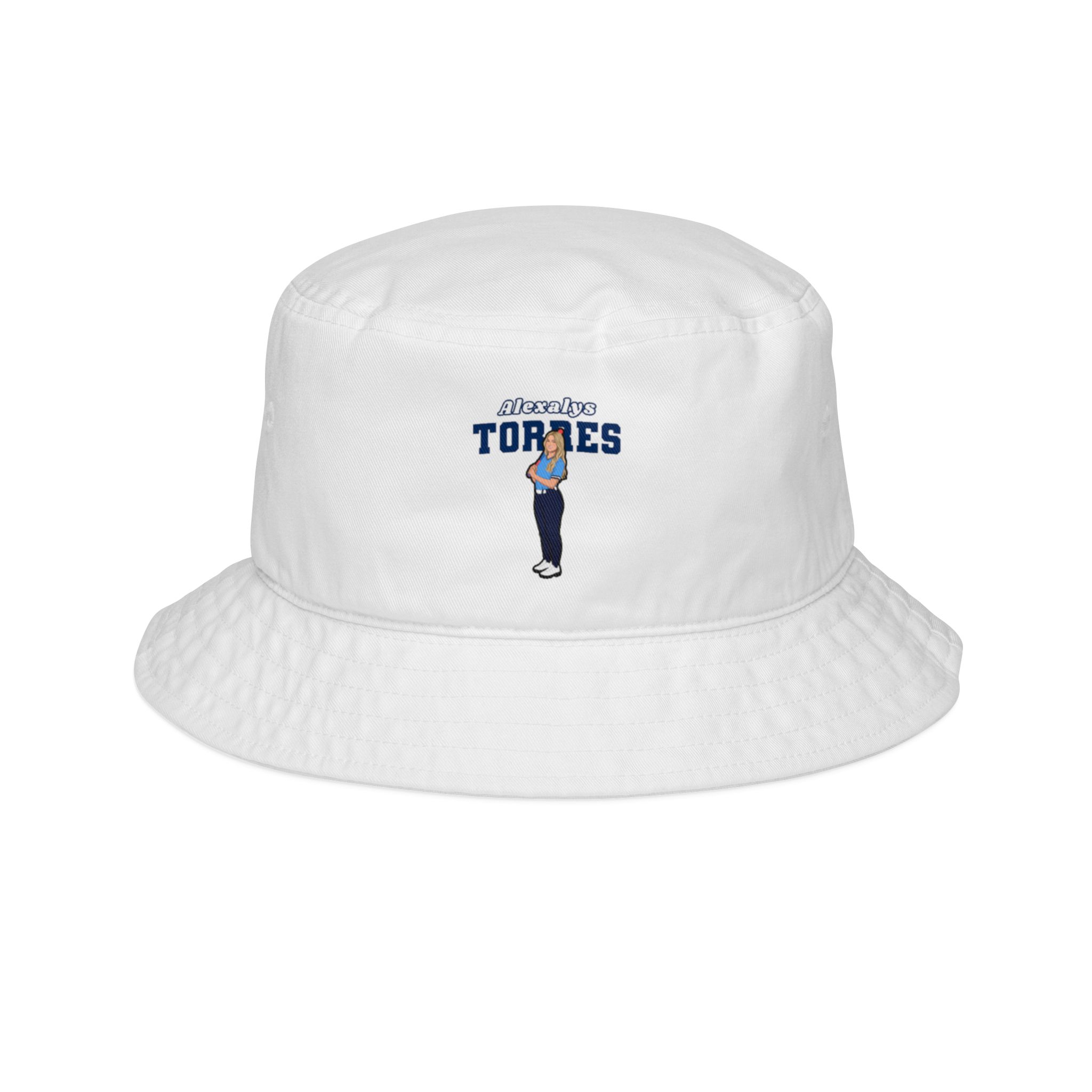 Bucket Hat — character_name_arch in White