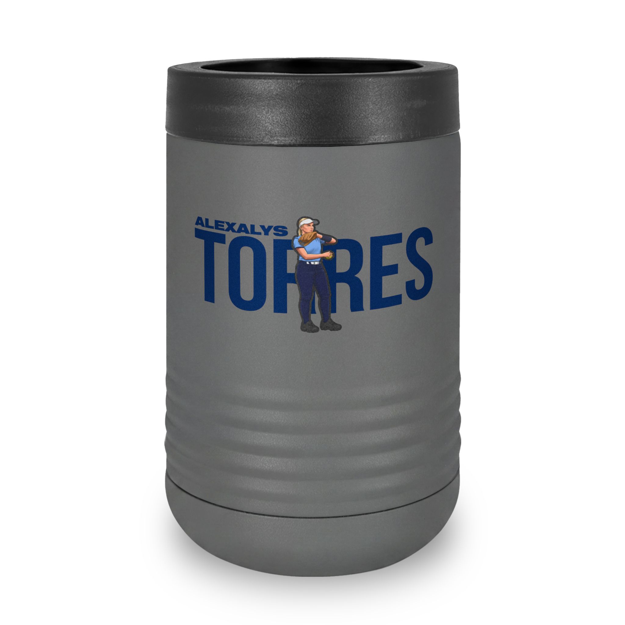 Stainless Can Cooler — character_player_name in Grey