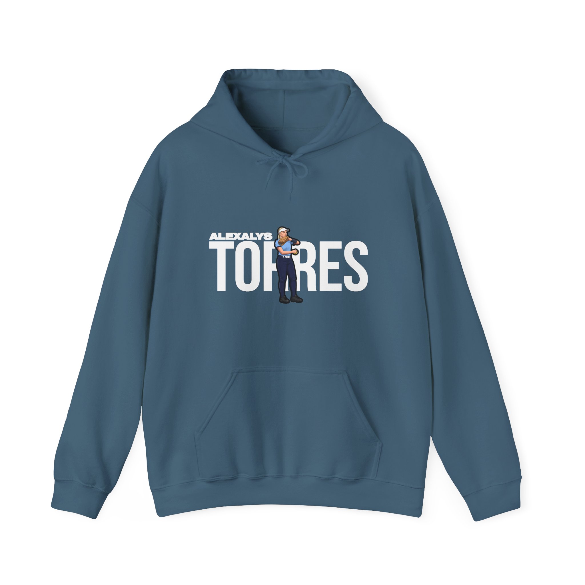 Hoodie — character_player_name in Blue