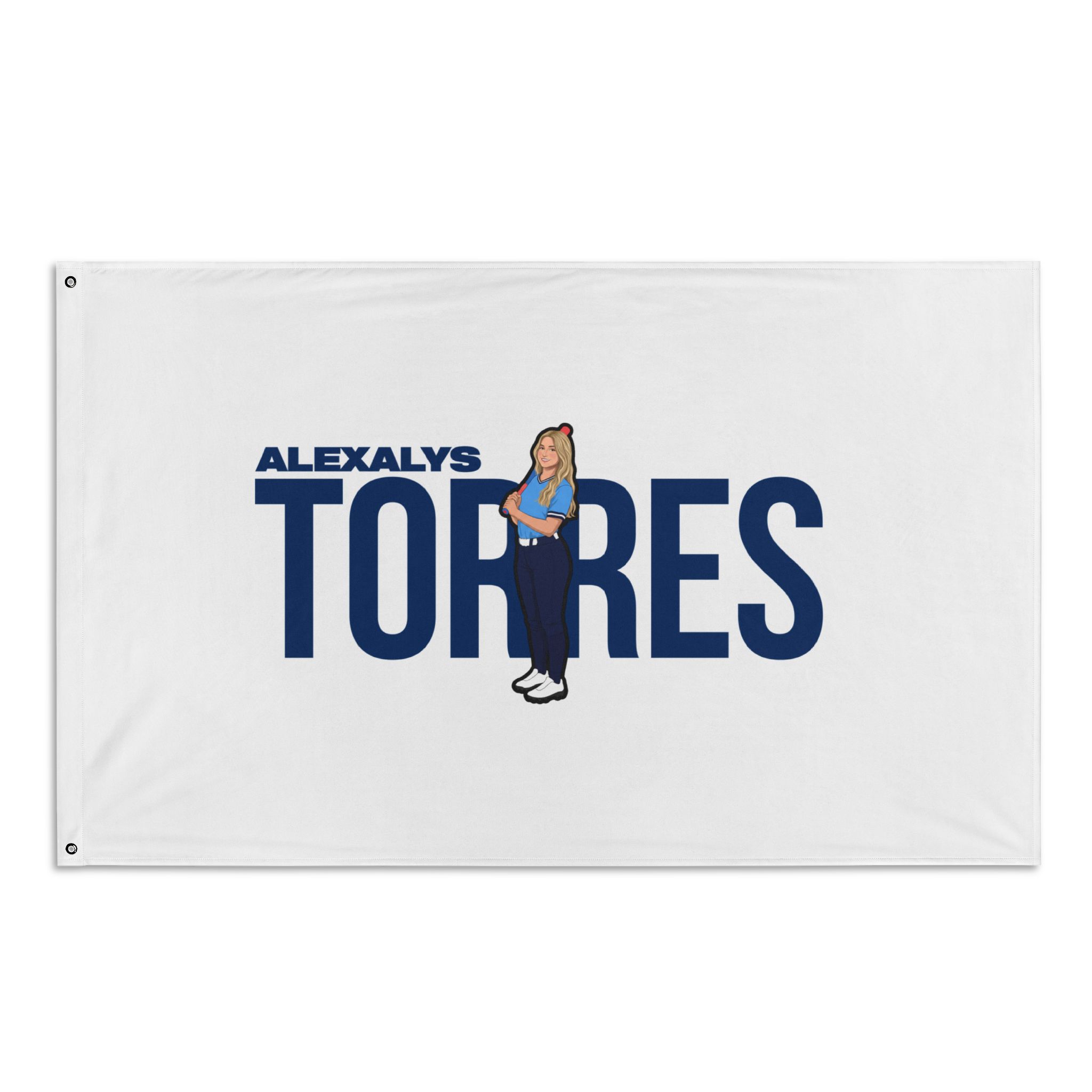Flag (35 × 56 in) — character_player_name in Classic