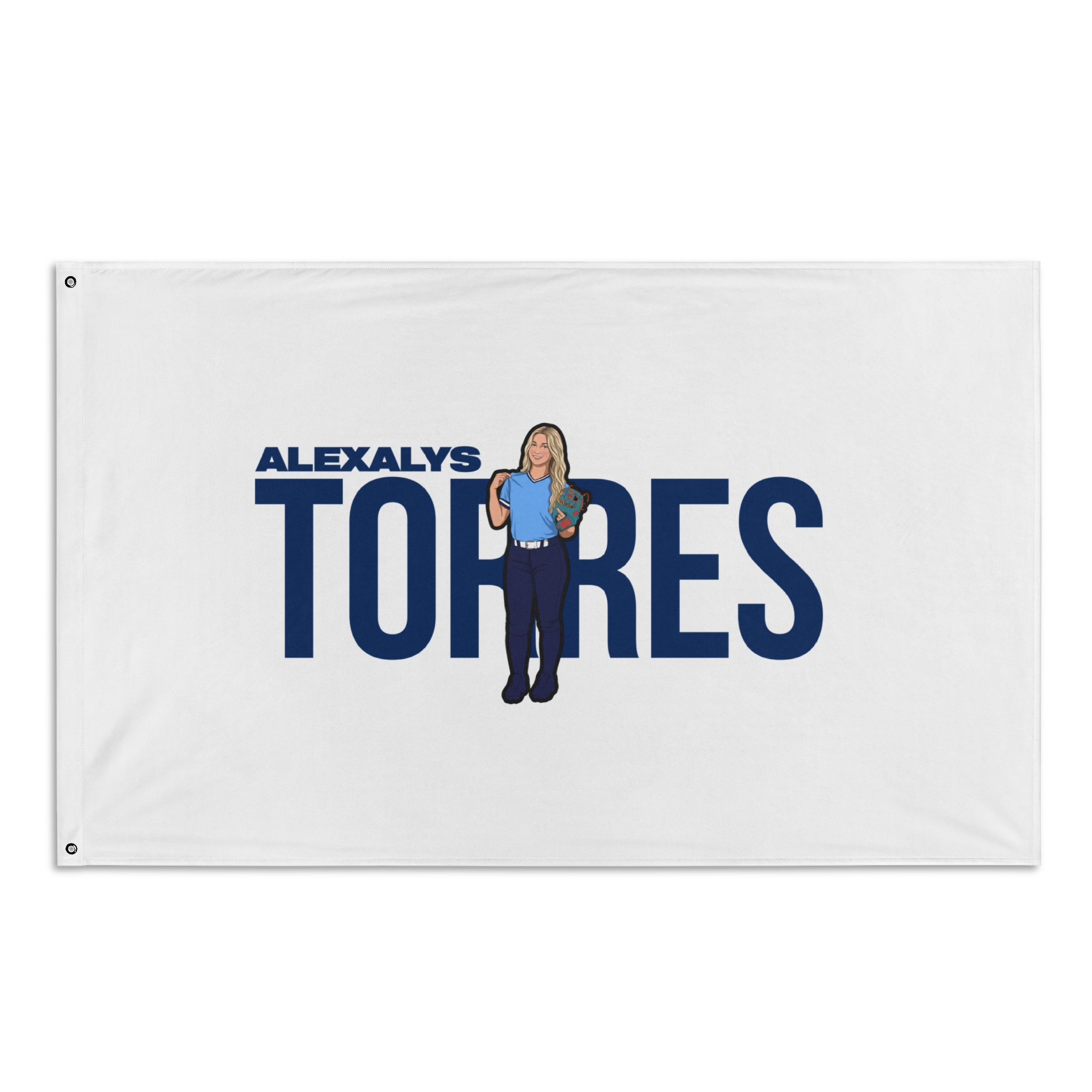 Flag (35 × 56 in) — character_player_name in Classic