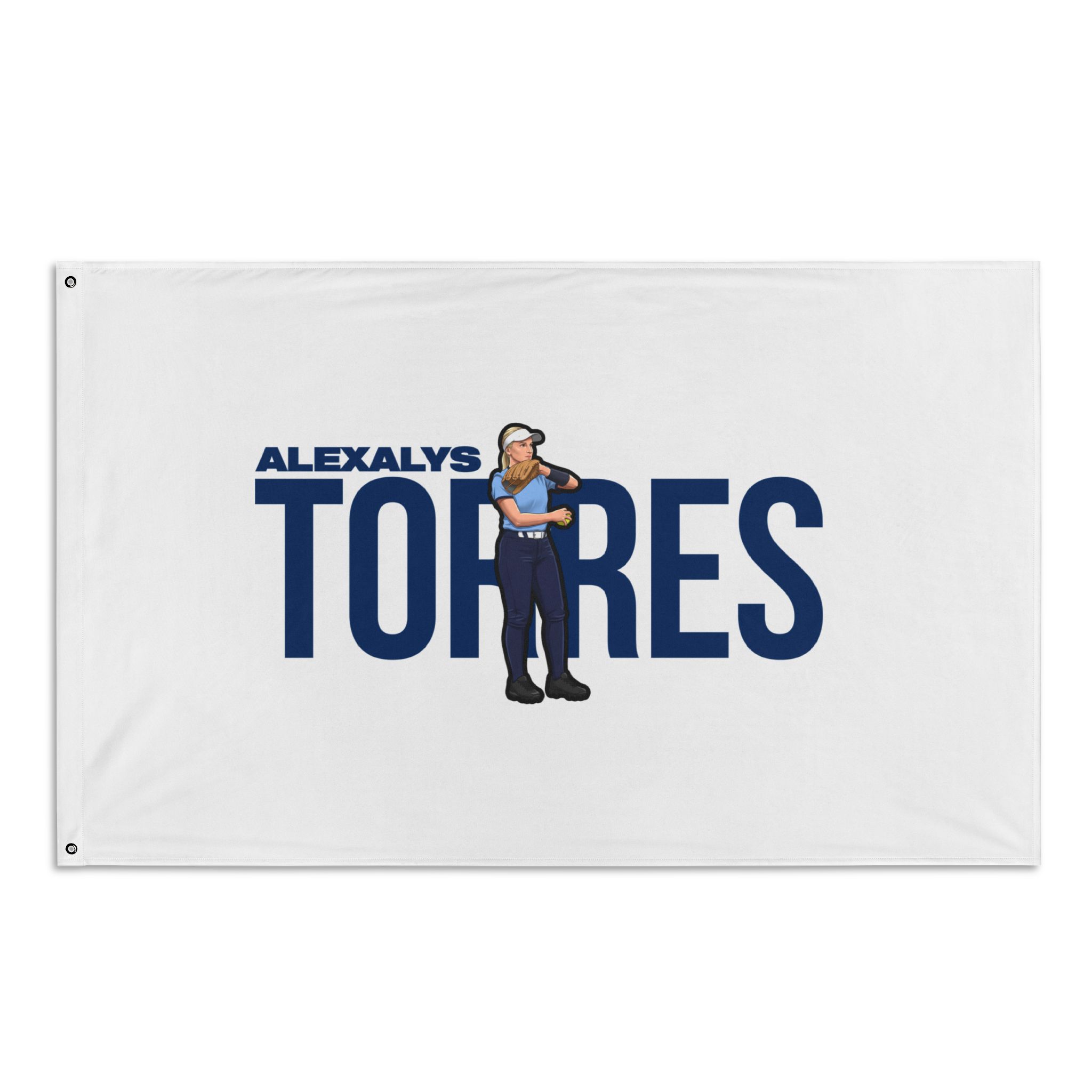 Flag (35 × 56 in) — character_player_name in Classic