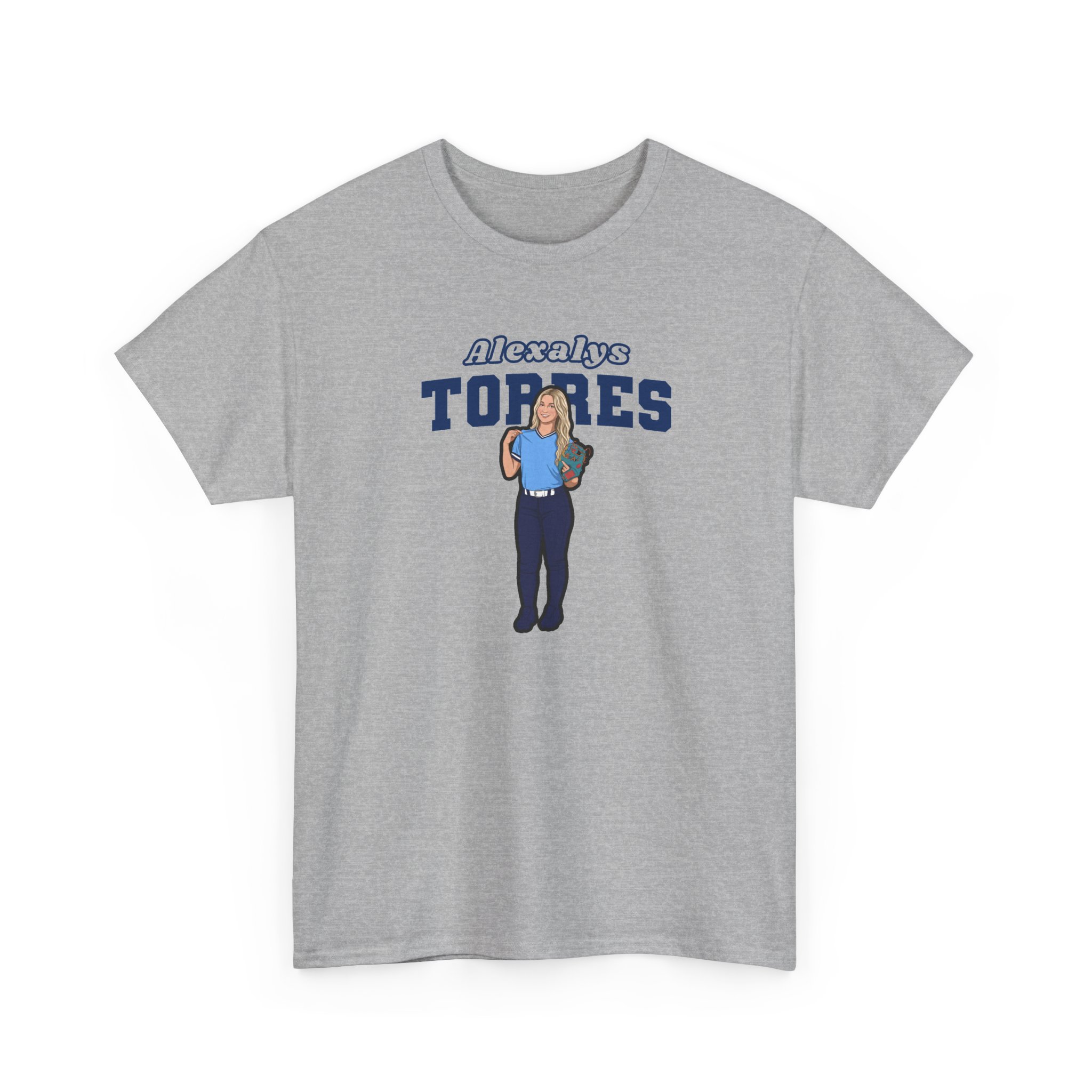 Tee — character_name_arch in Grey