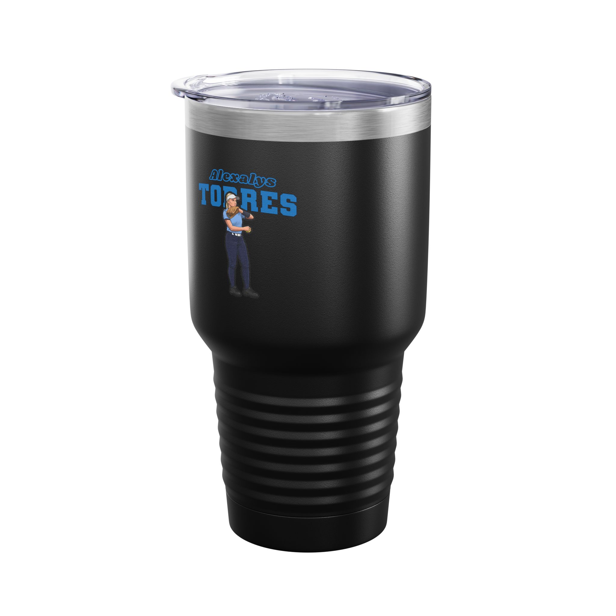30oz Tumbler — character_name_arch in Black