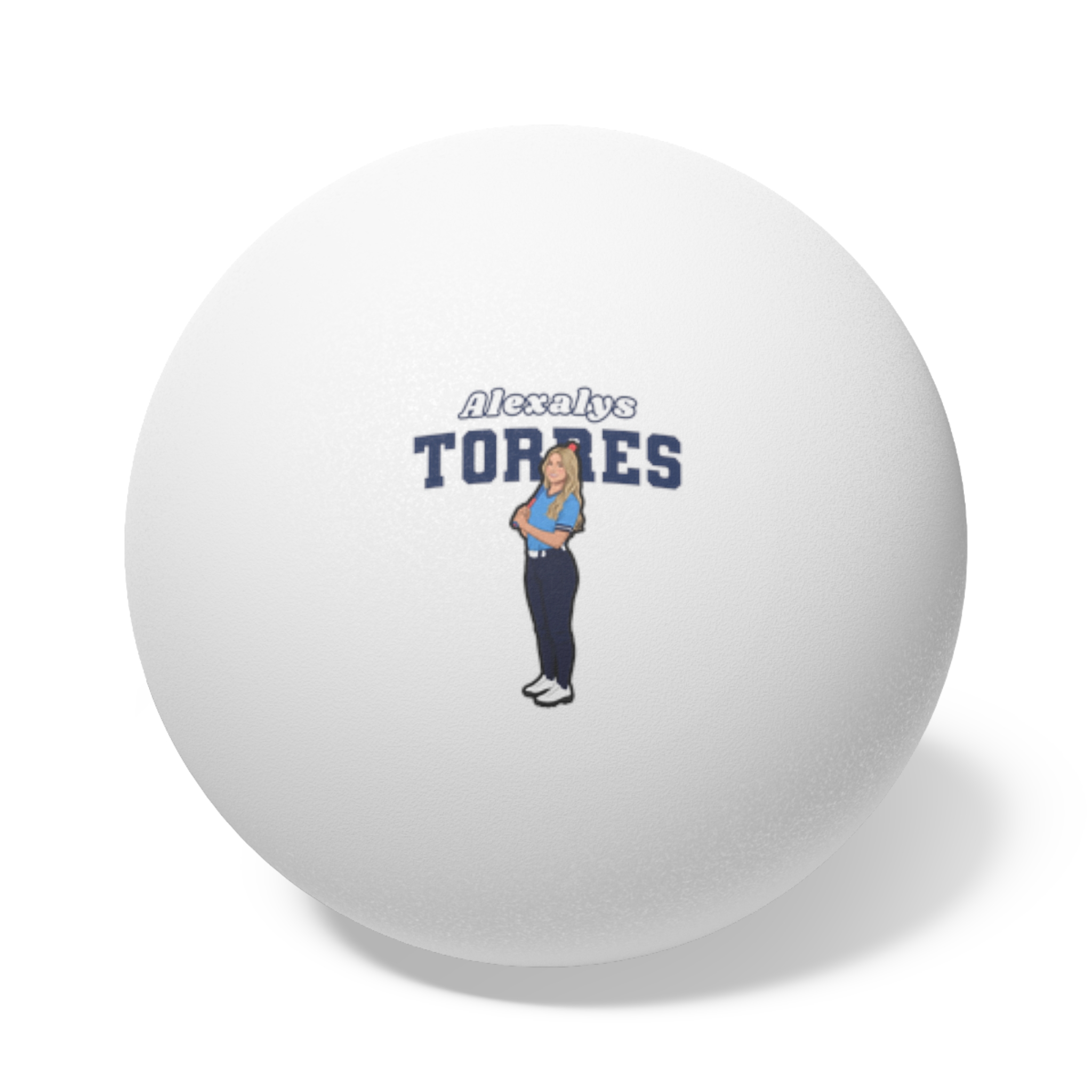 Ping Pong Balls, 6 pcs — character_name_arch in White