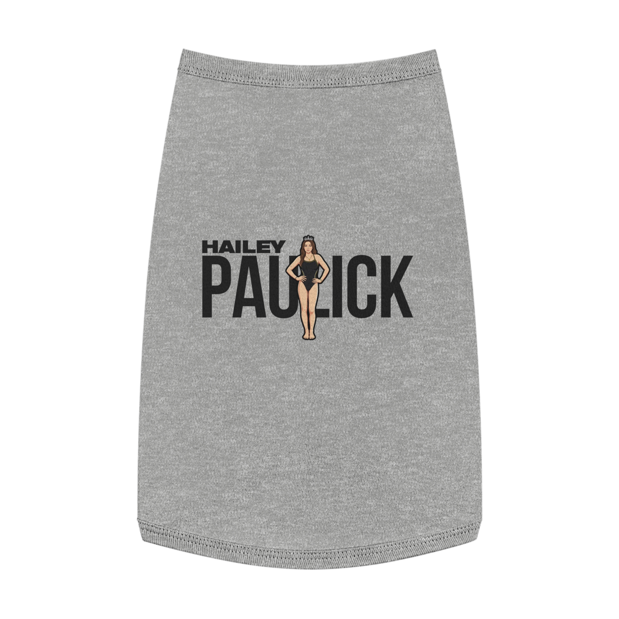 Pet Tank Top — character_player_name in White