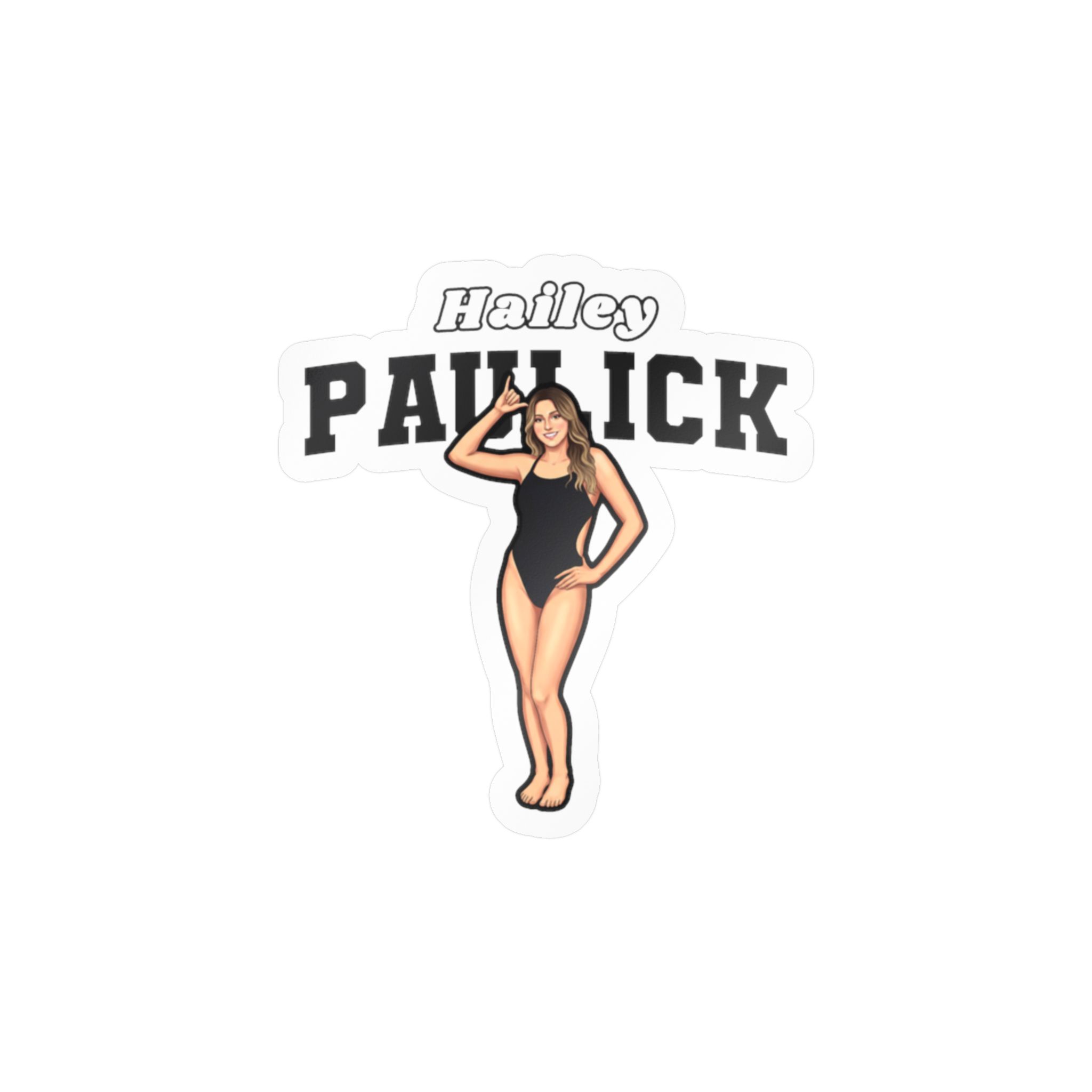 Vinyl Sticker — character_name_arch in Classic