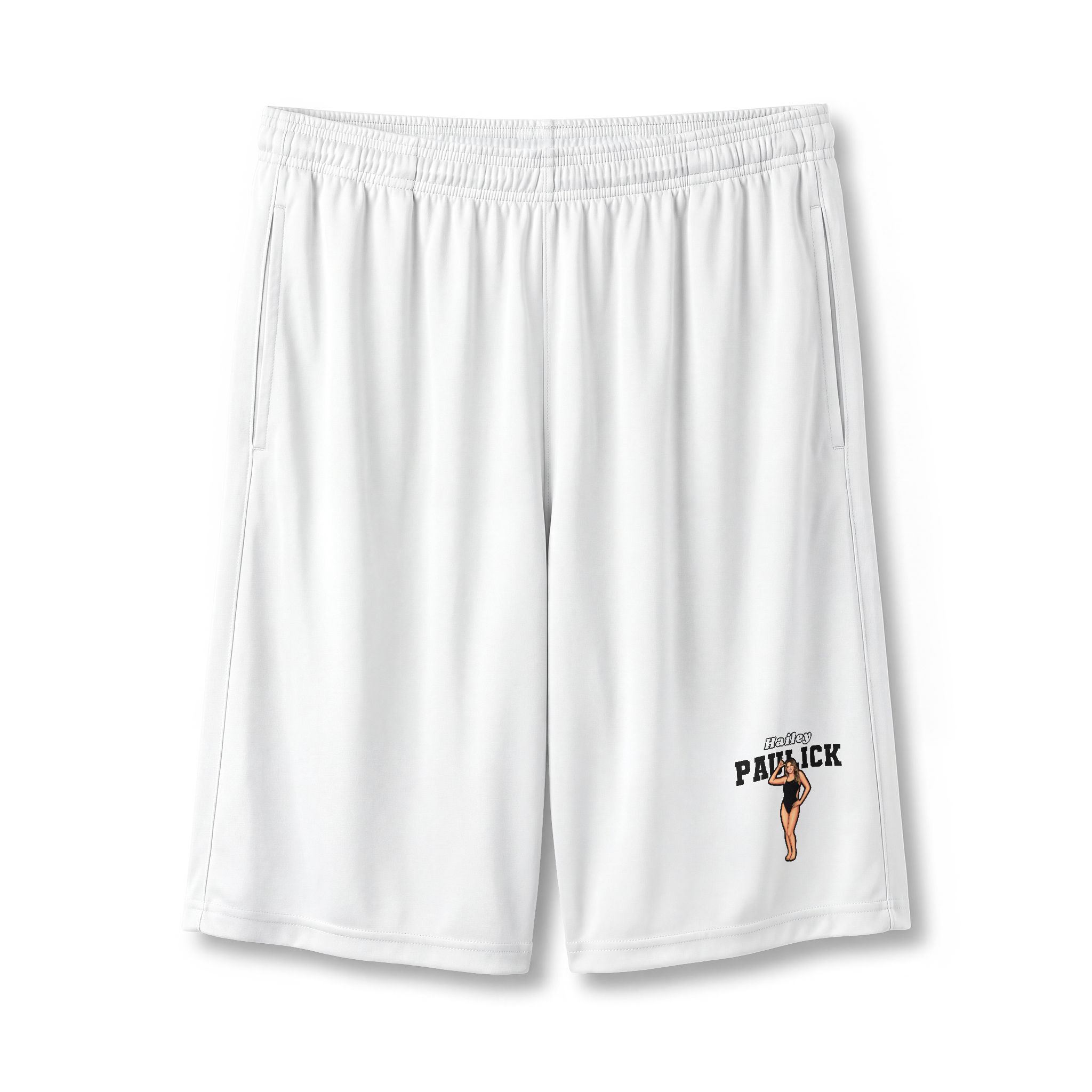 Shorts — character_name_arch in White