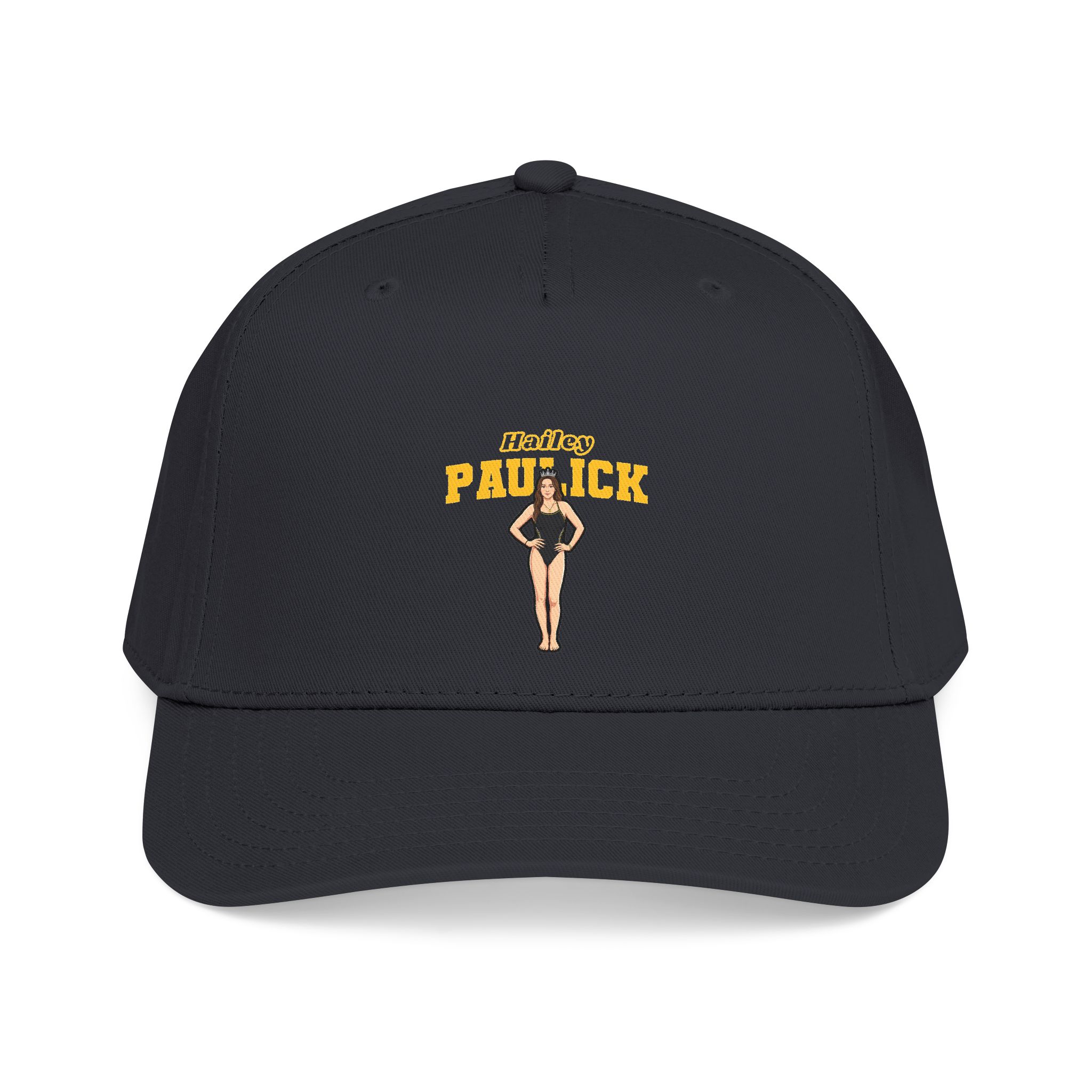 Baseball Cap — character_name_arch in Black