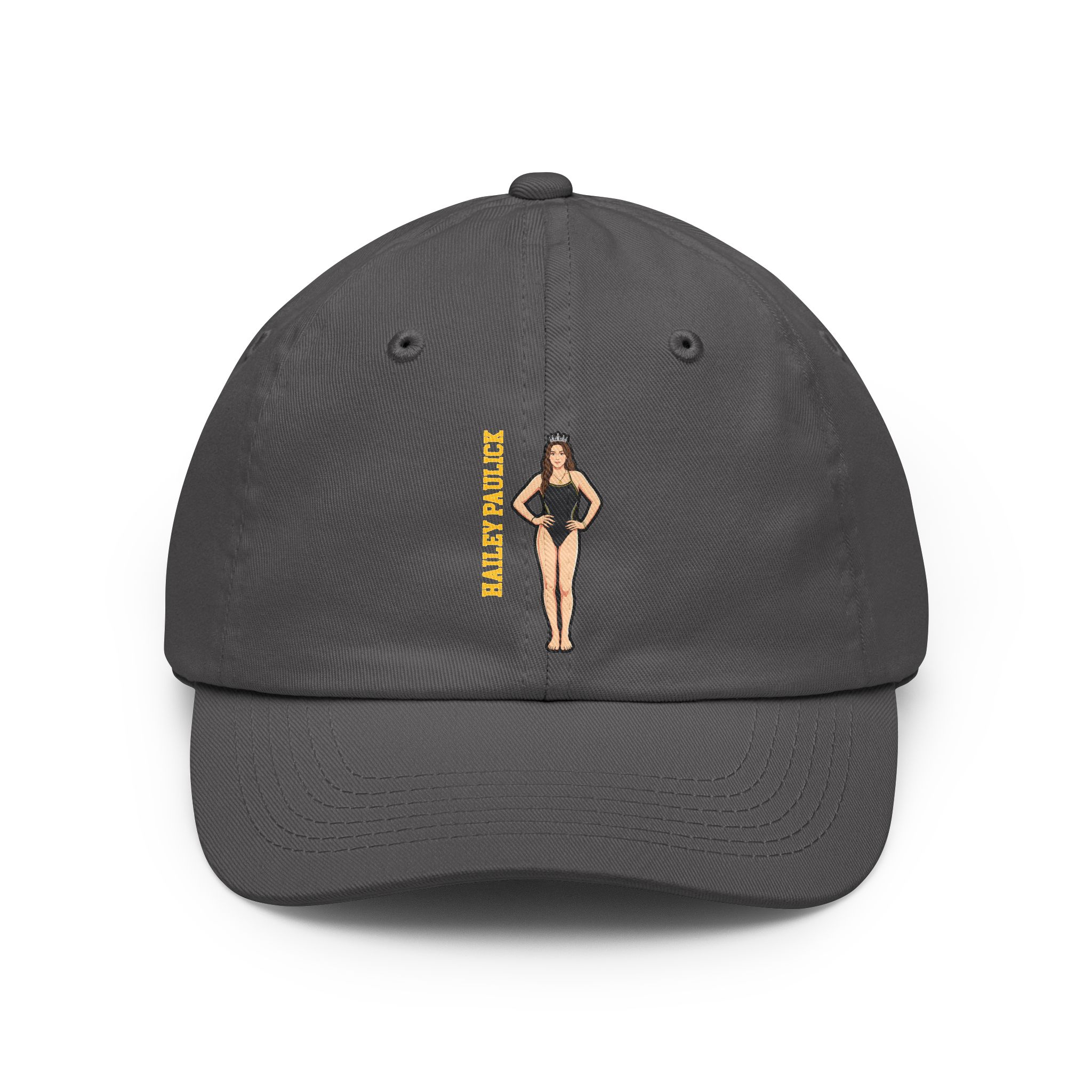 Classic Cap — character_name_vertical in Grey