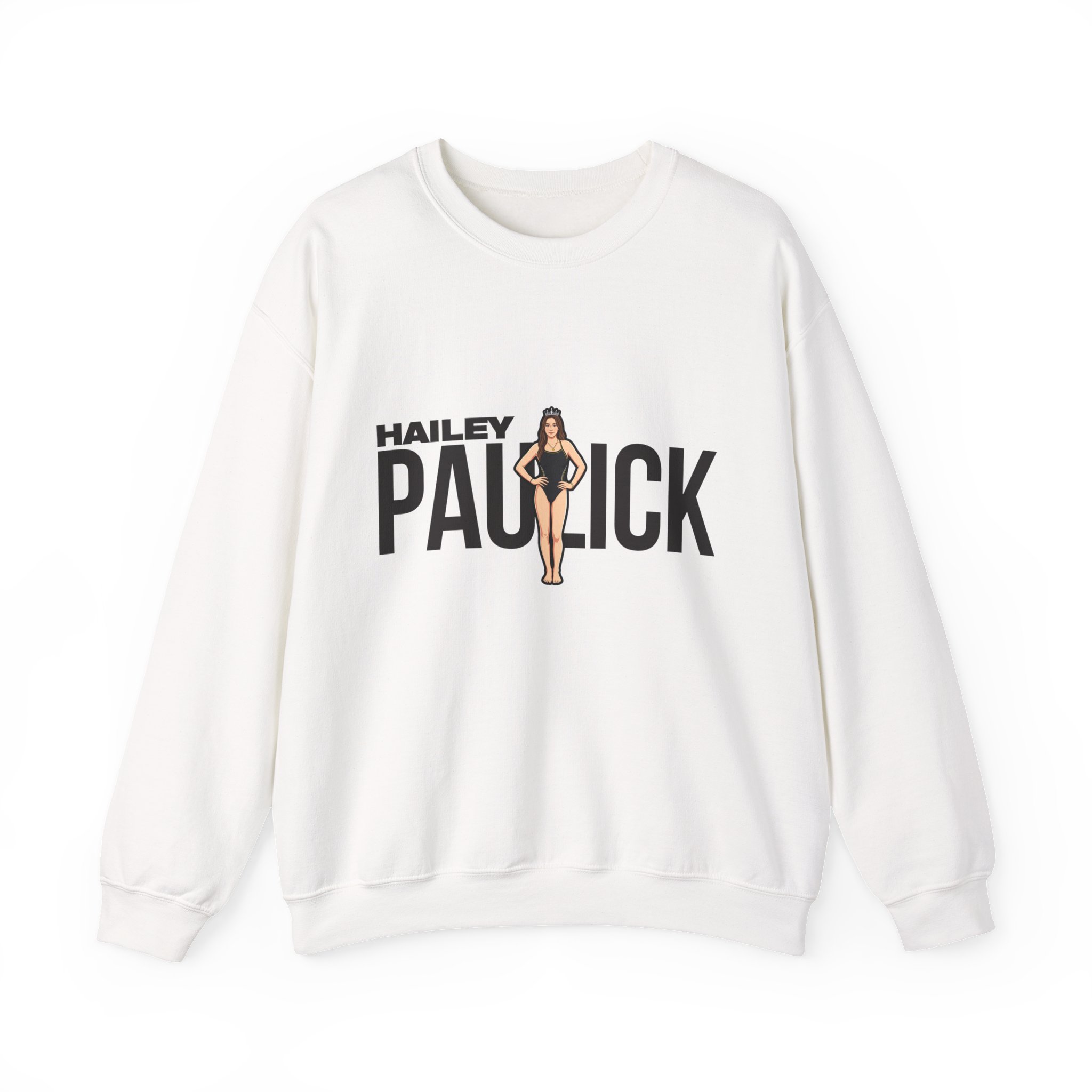 Crewneck Sweatshirt — character_player_name in White