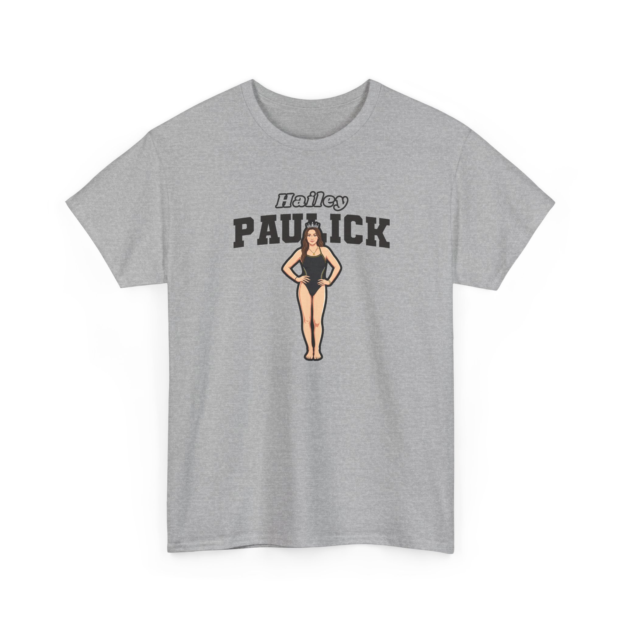 Tee — character_name_arch in Grey