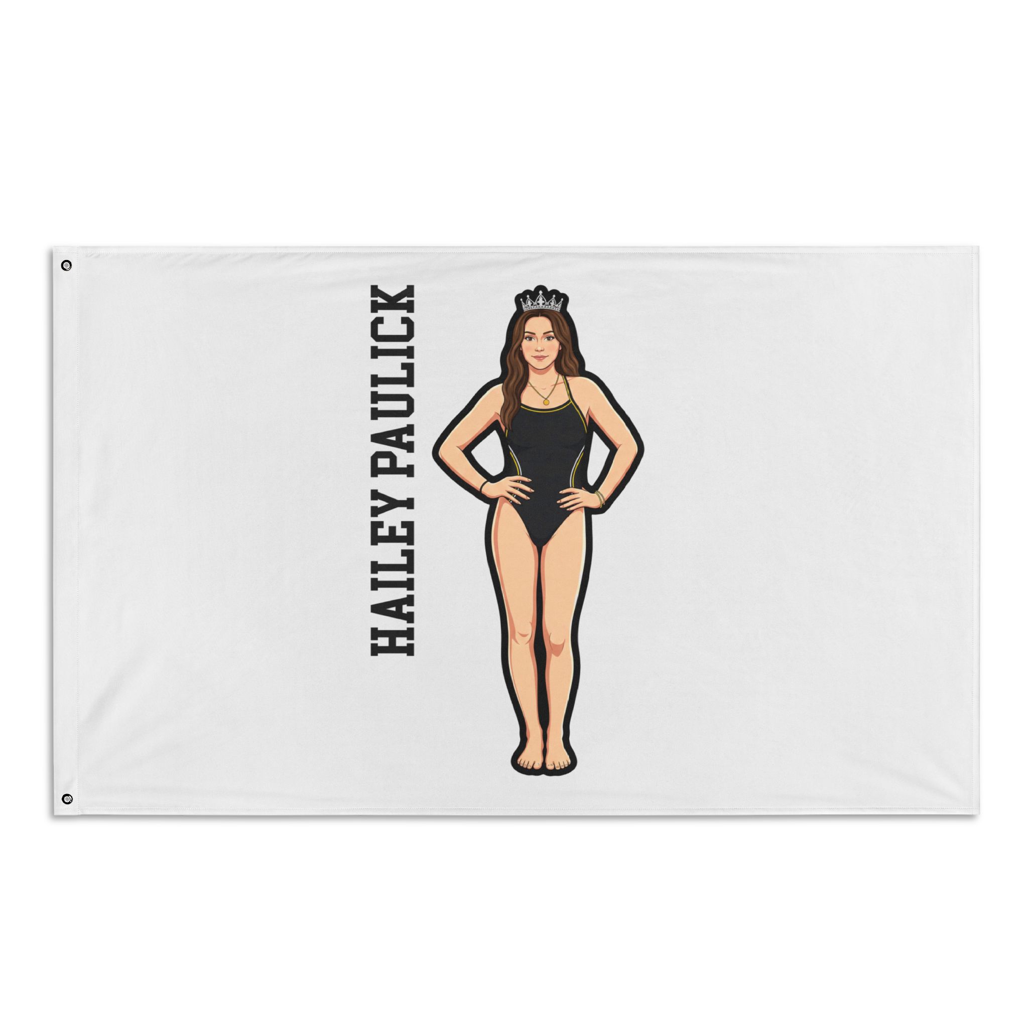 Flag (35 × 56 in) — character_name_vertical in Classic