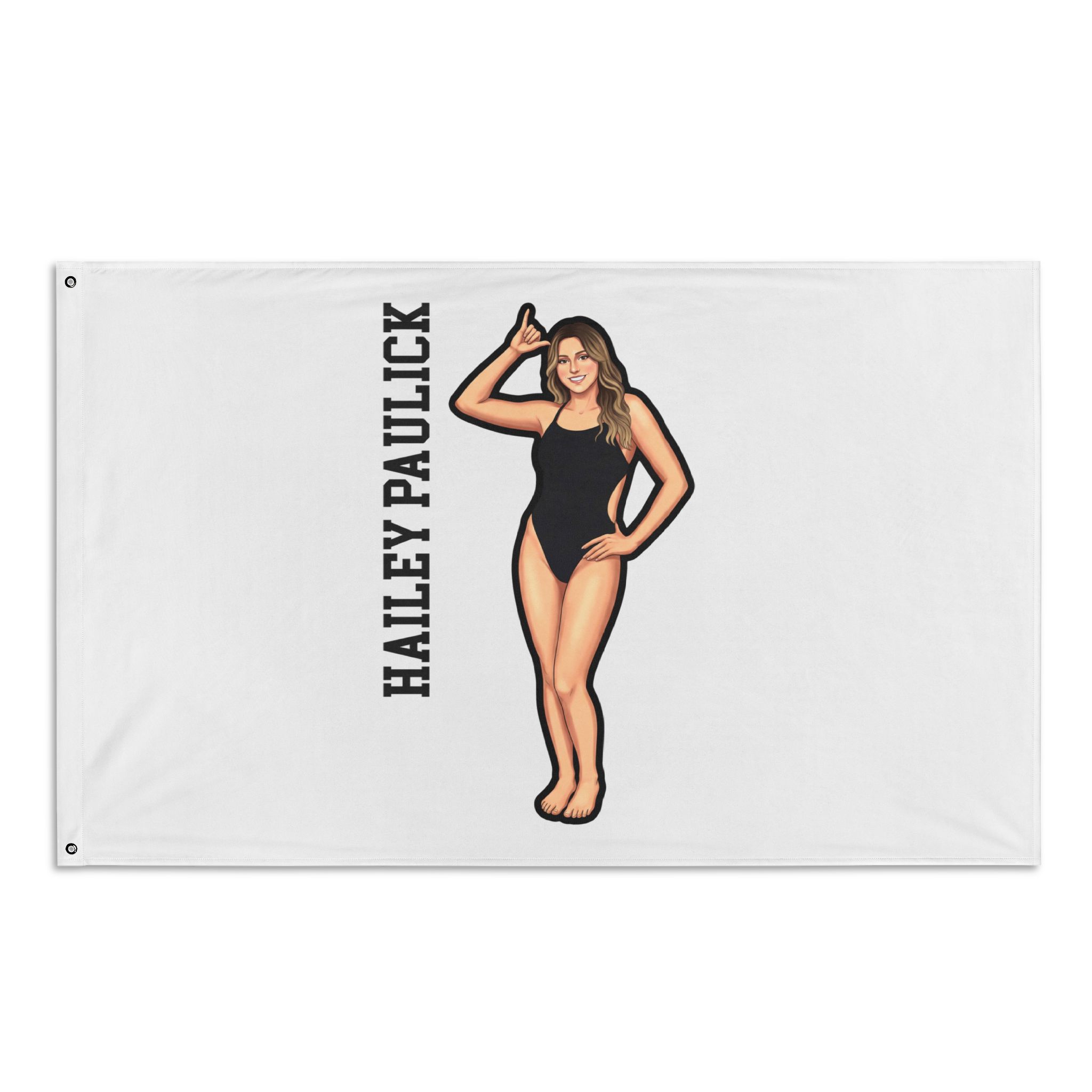 Flag (35 × 56 in) — character_name_vertical in Classic