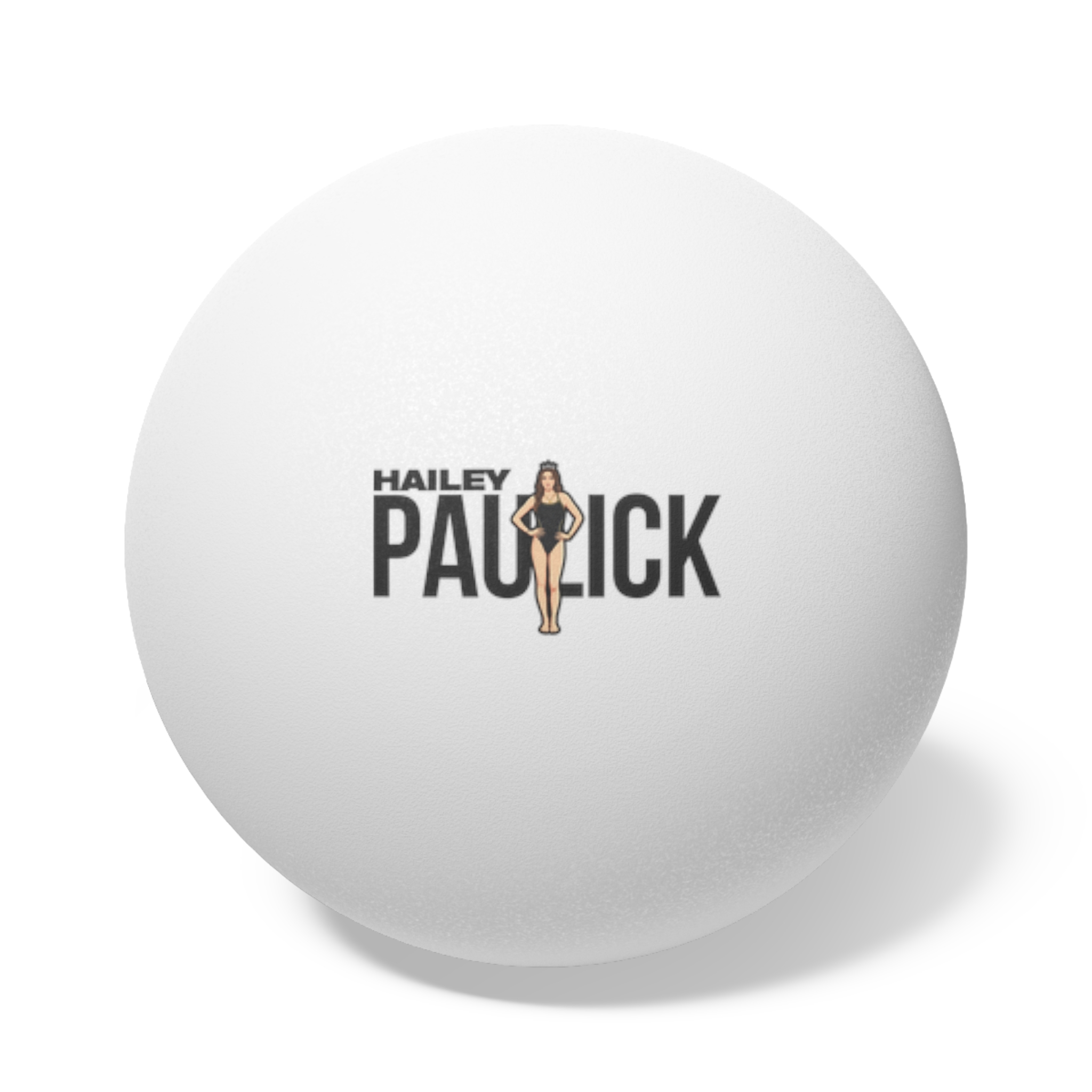 Ping Pong Balls, 6 pcs — character_player_name in White