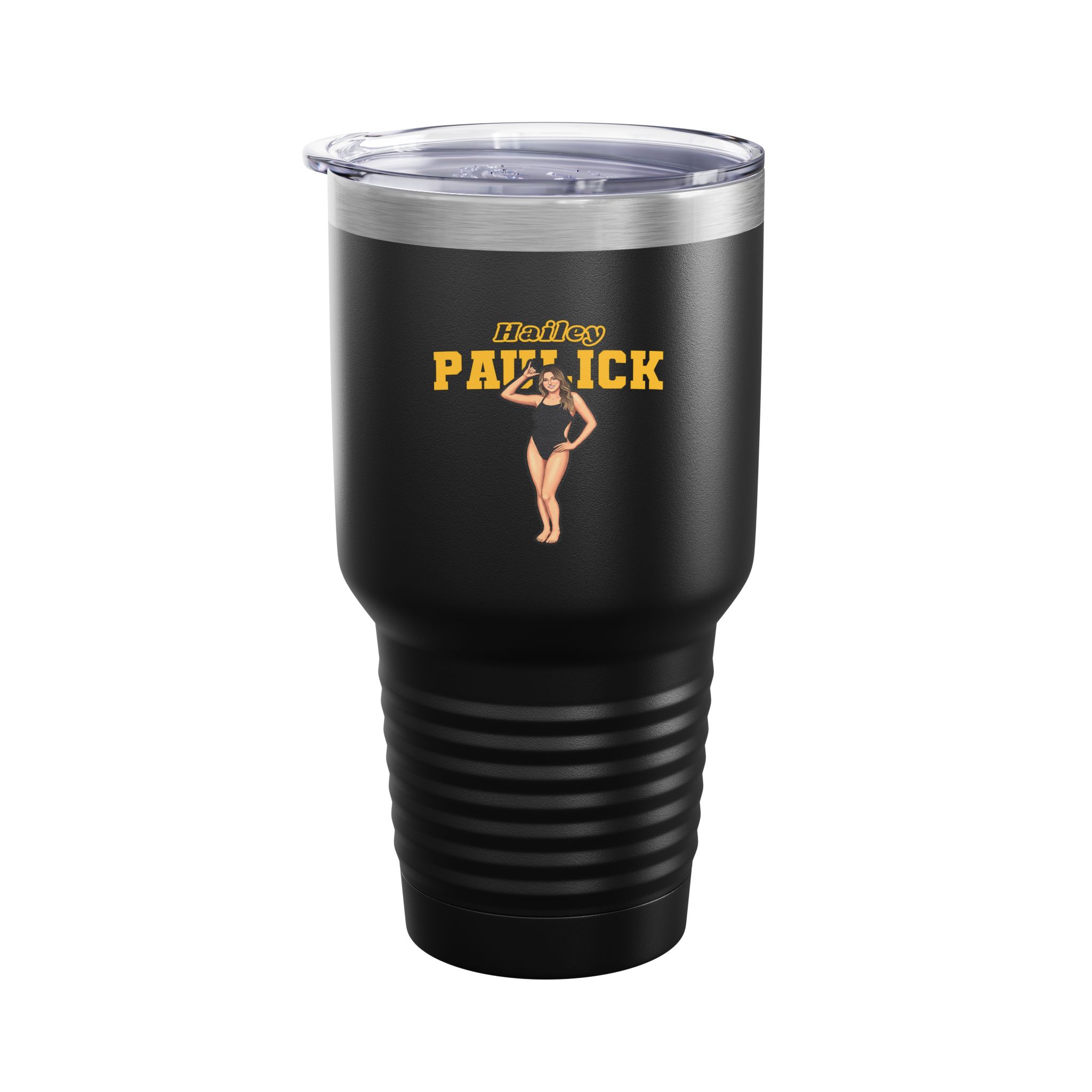 30oz Tumbler — character_name_arch in Black