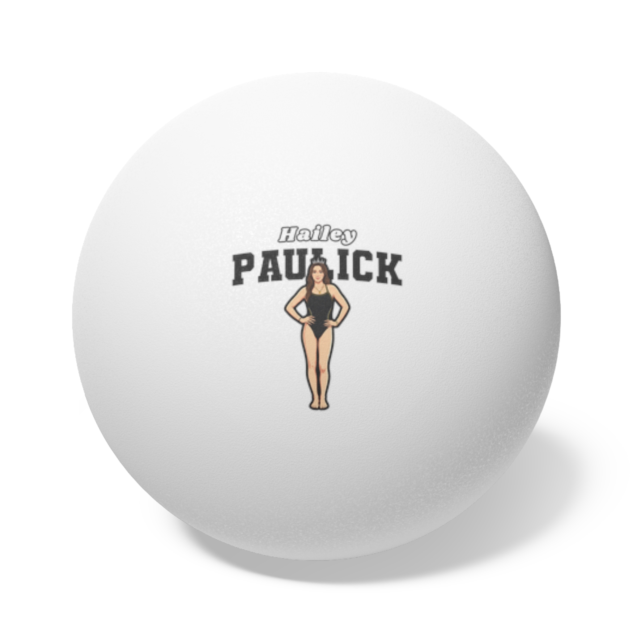Ping Pong Balls, 6 pcs — character_name_arch in White