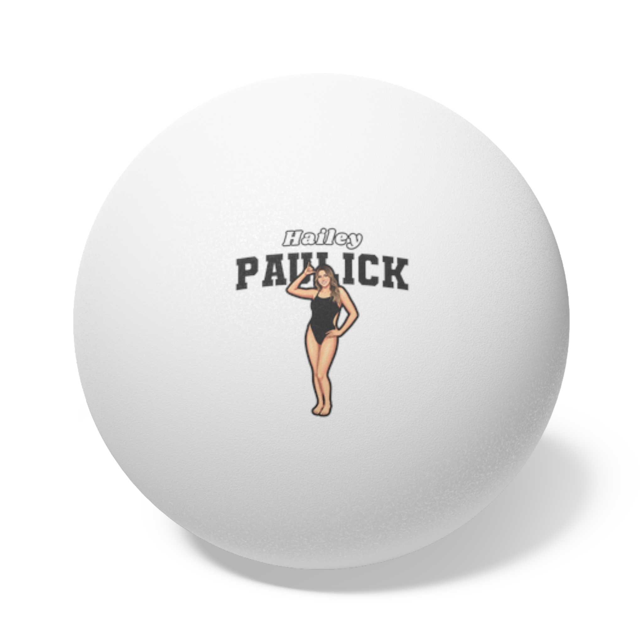 Ping Pong Balls, 6 pcs — character_name_arch in White