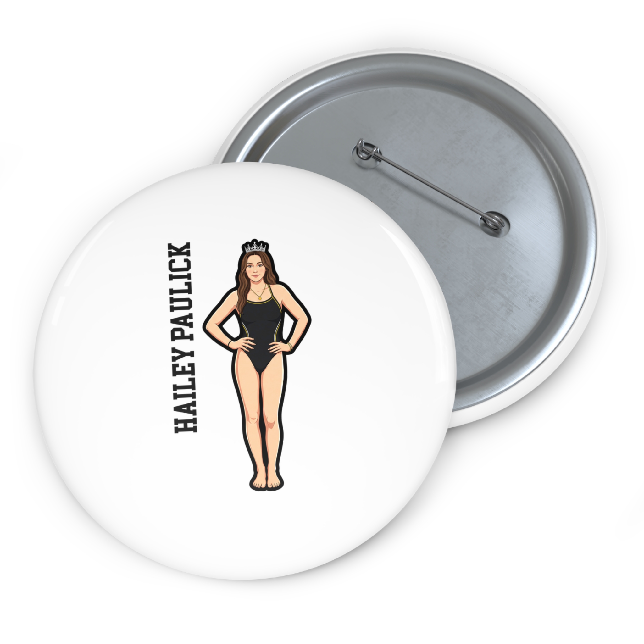 Game Day Pin — character_name_vertical in Classic