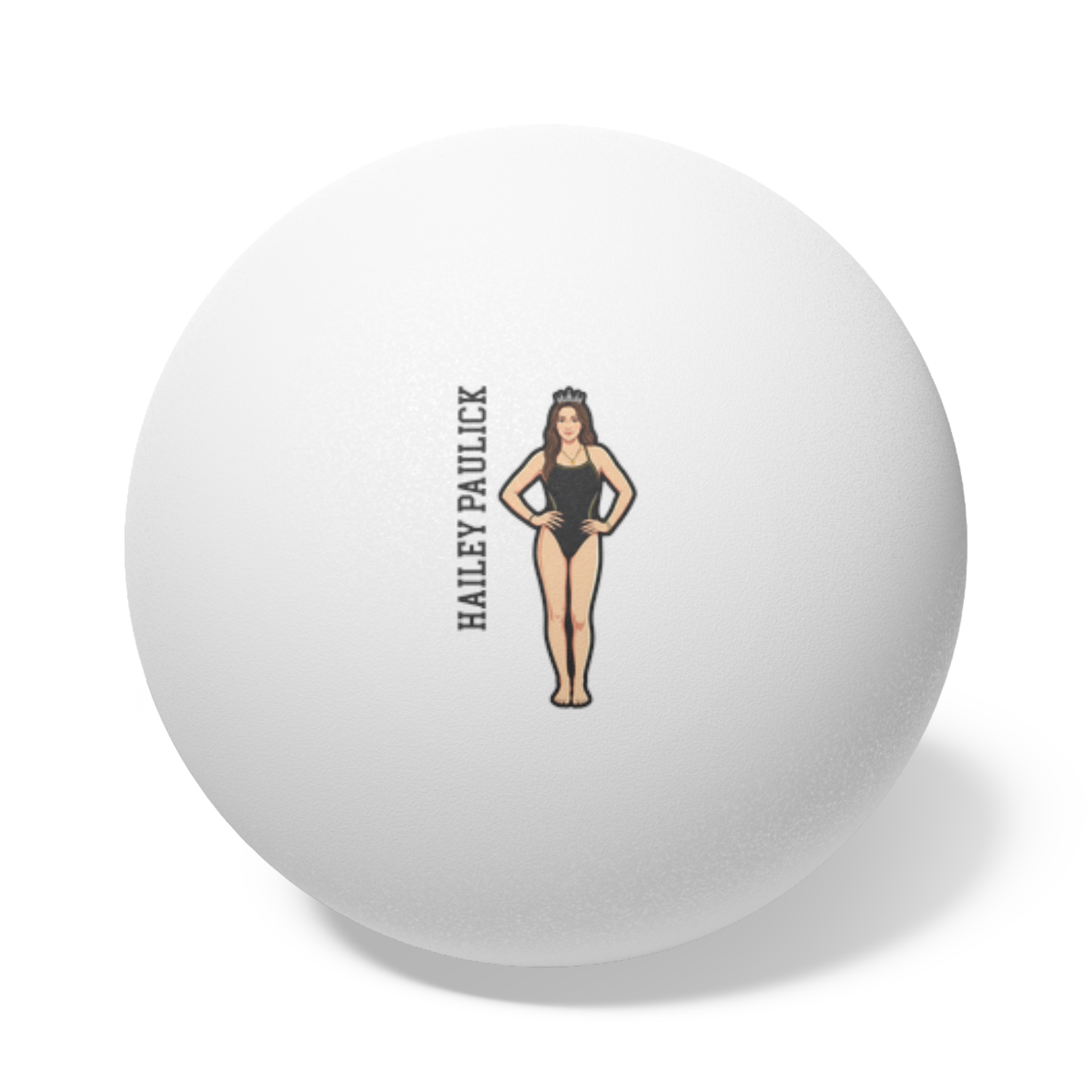Ping Pong Balls, 6 pcs — character_name_vertical in White