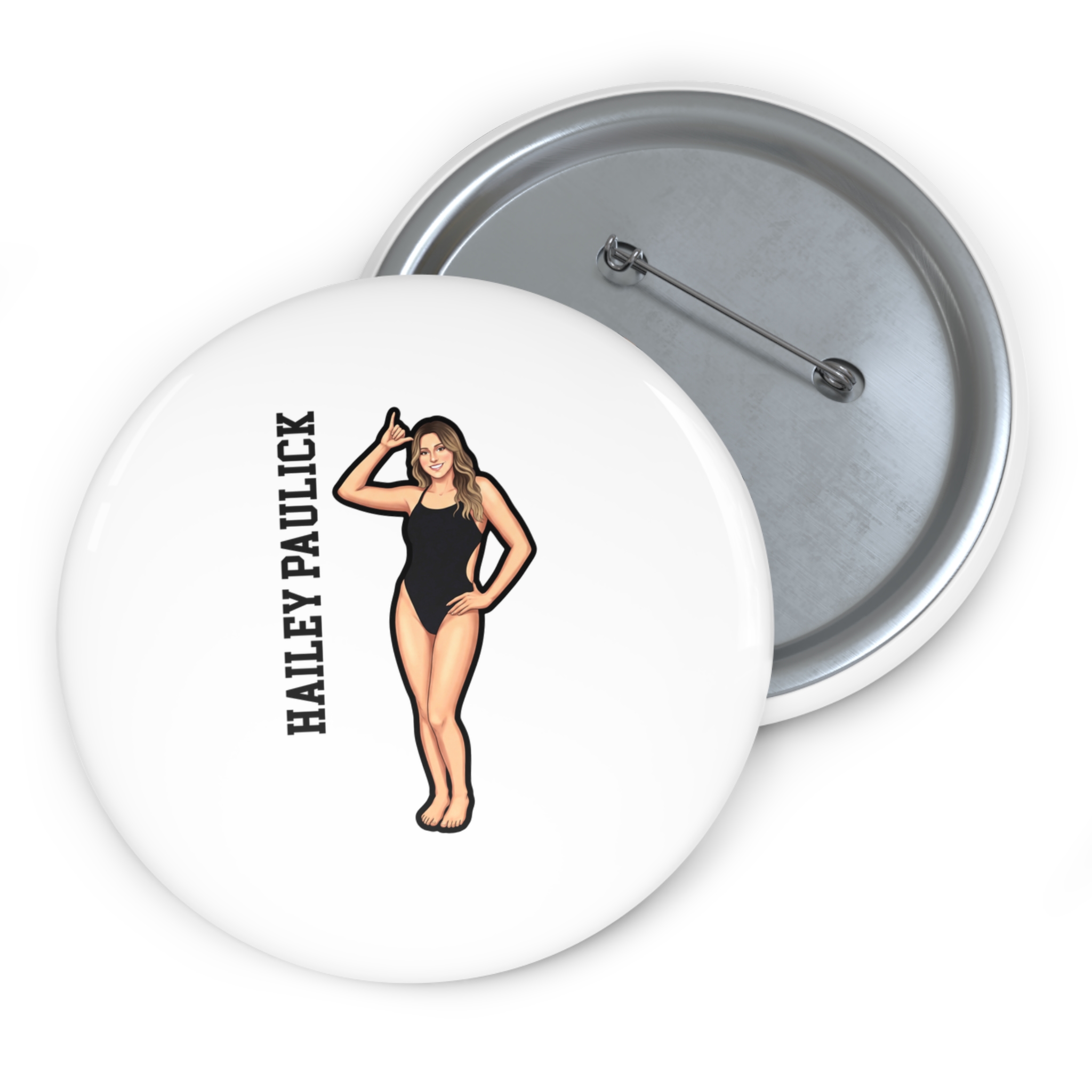 Game Day Pin — character_name_vertical in Classic