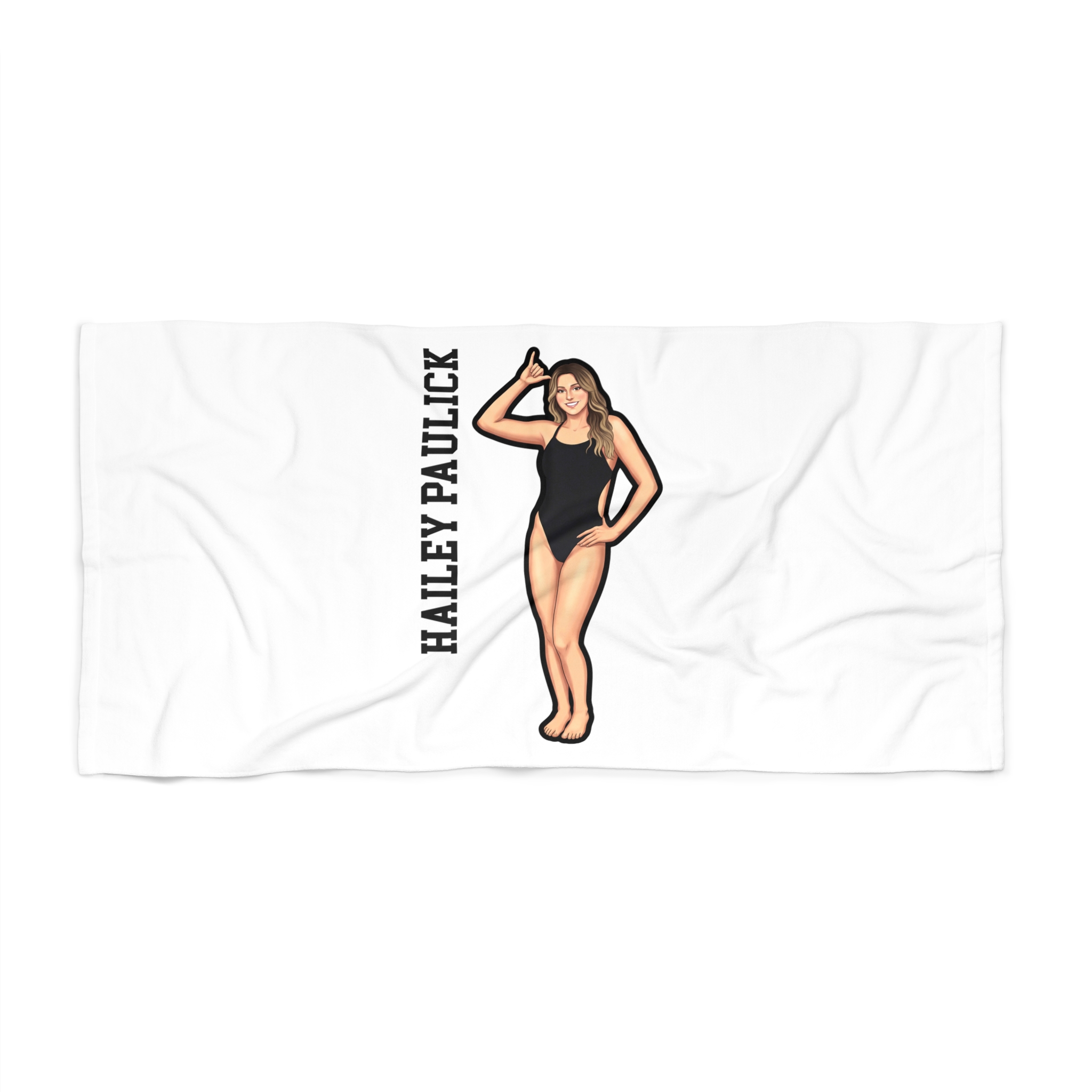 Beach Towel — character_name_vertical in Classic
