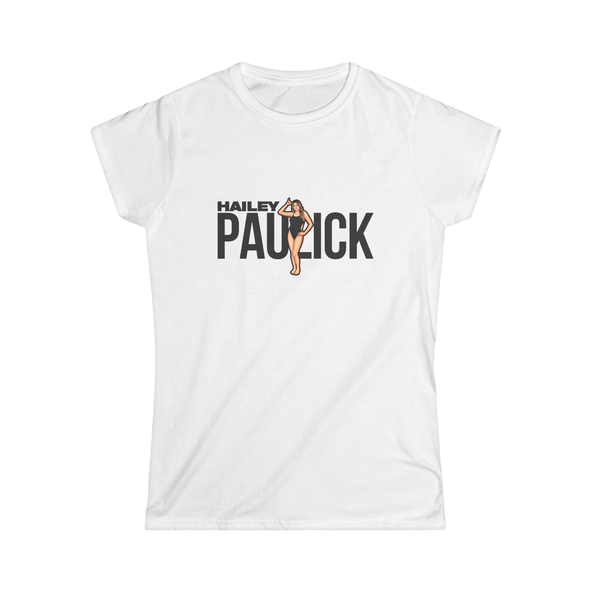 Women's Softstyle Tee — character_player_name in White