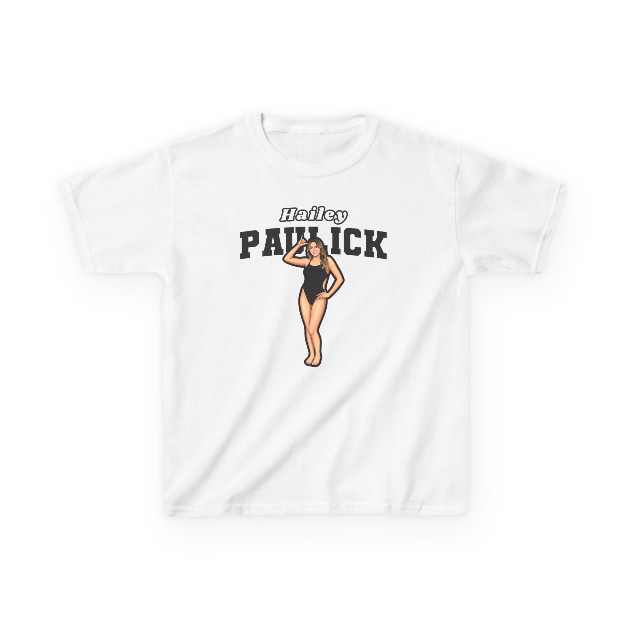 Youth Tee — character_name_arch in White