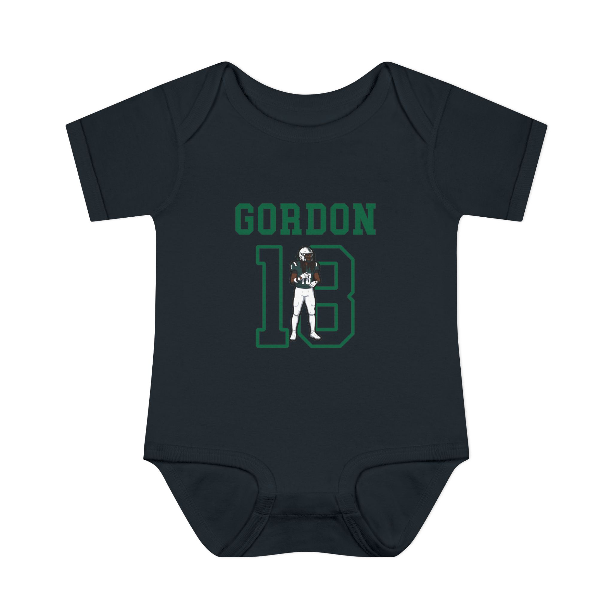 Baby Onesie — character_shirsey in Black