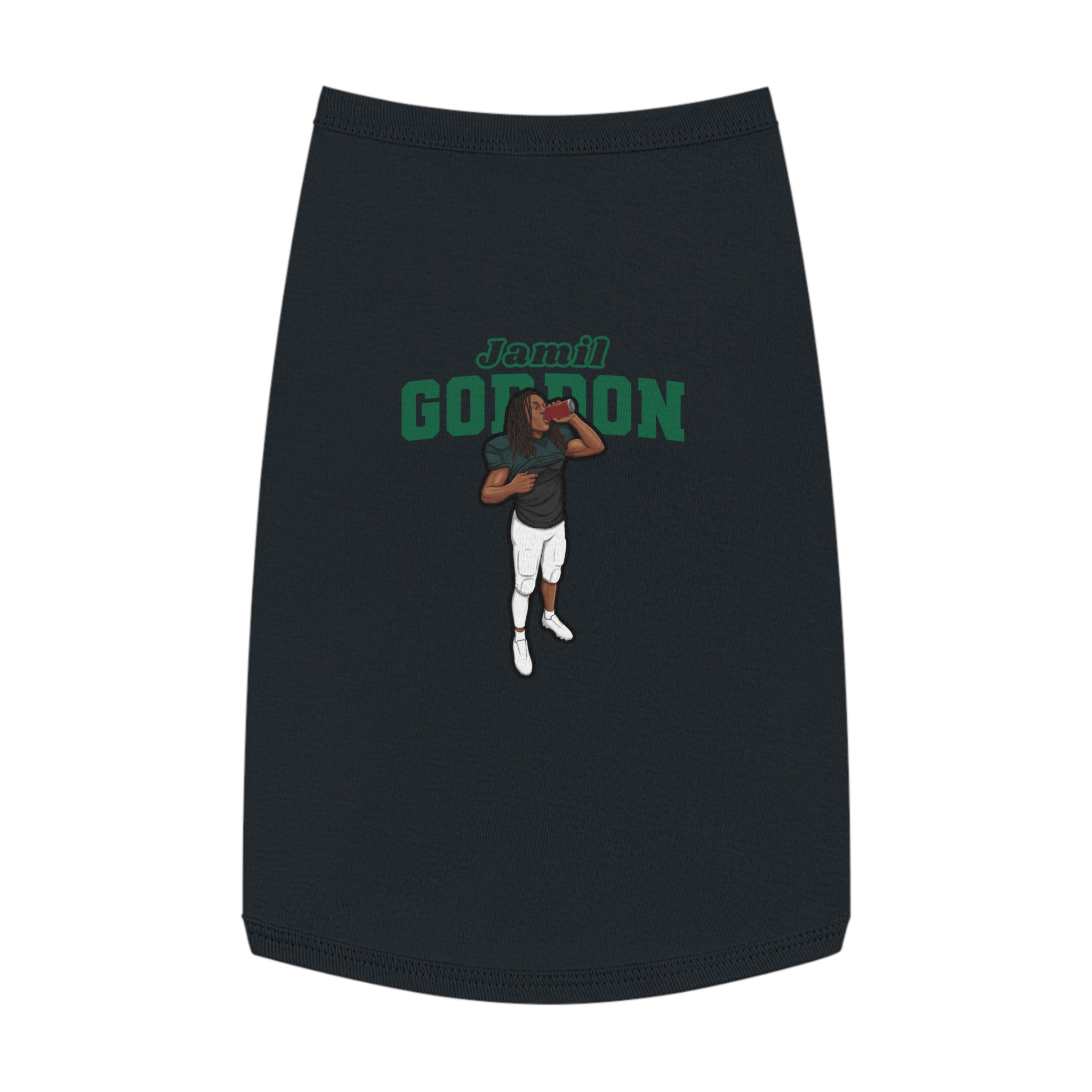 Pet Tank Top — character_name_arch in White