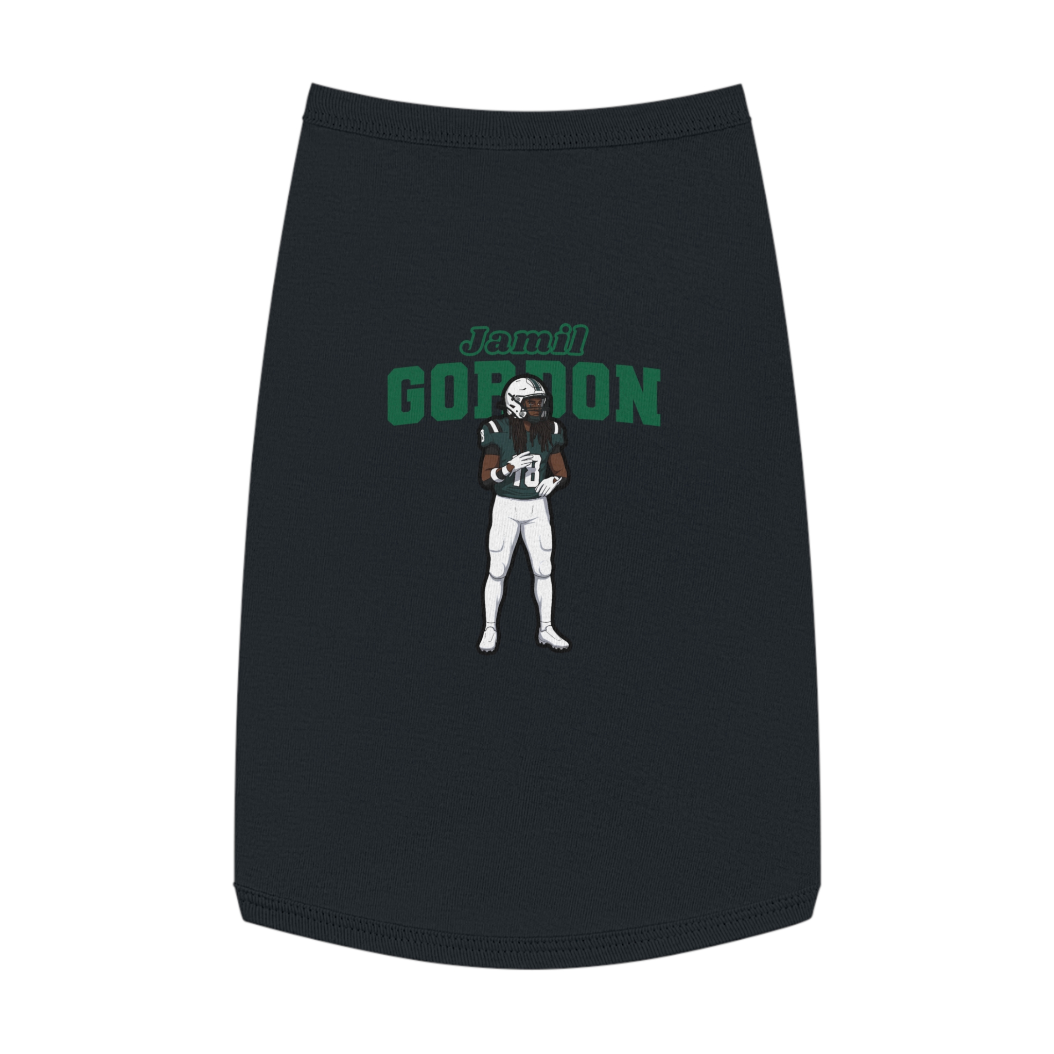 Pet Tank Top — character_name_arch in Black