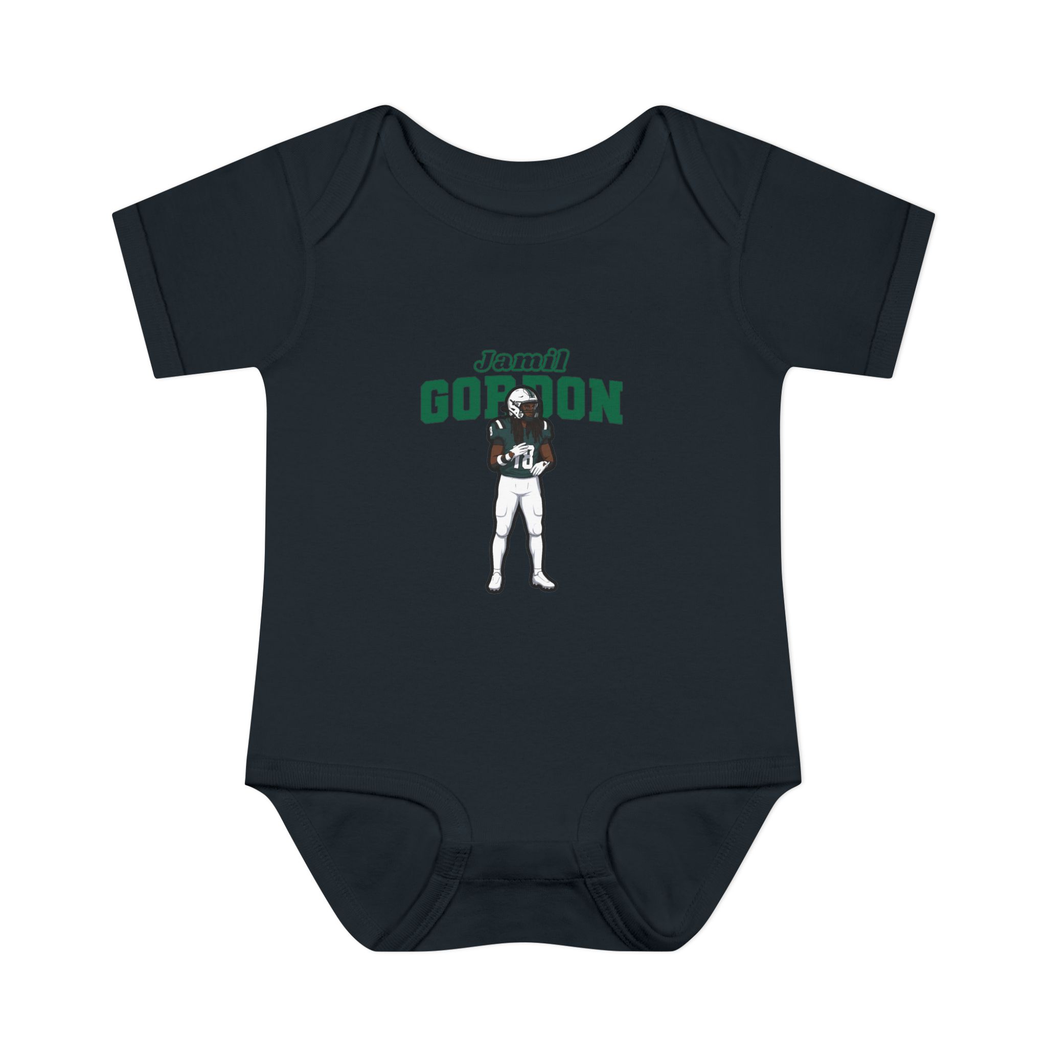 Baby Onesie — character_name_arch in Black