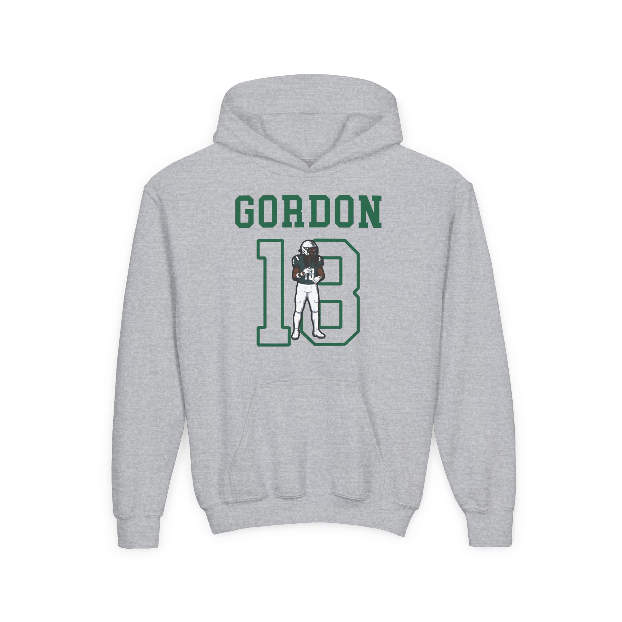 Youth Hoodie — character_shirsey in Grey