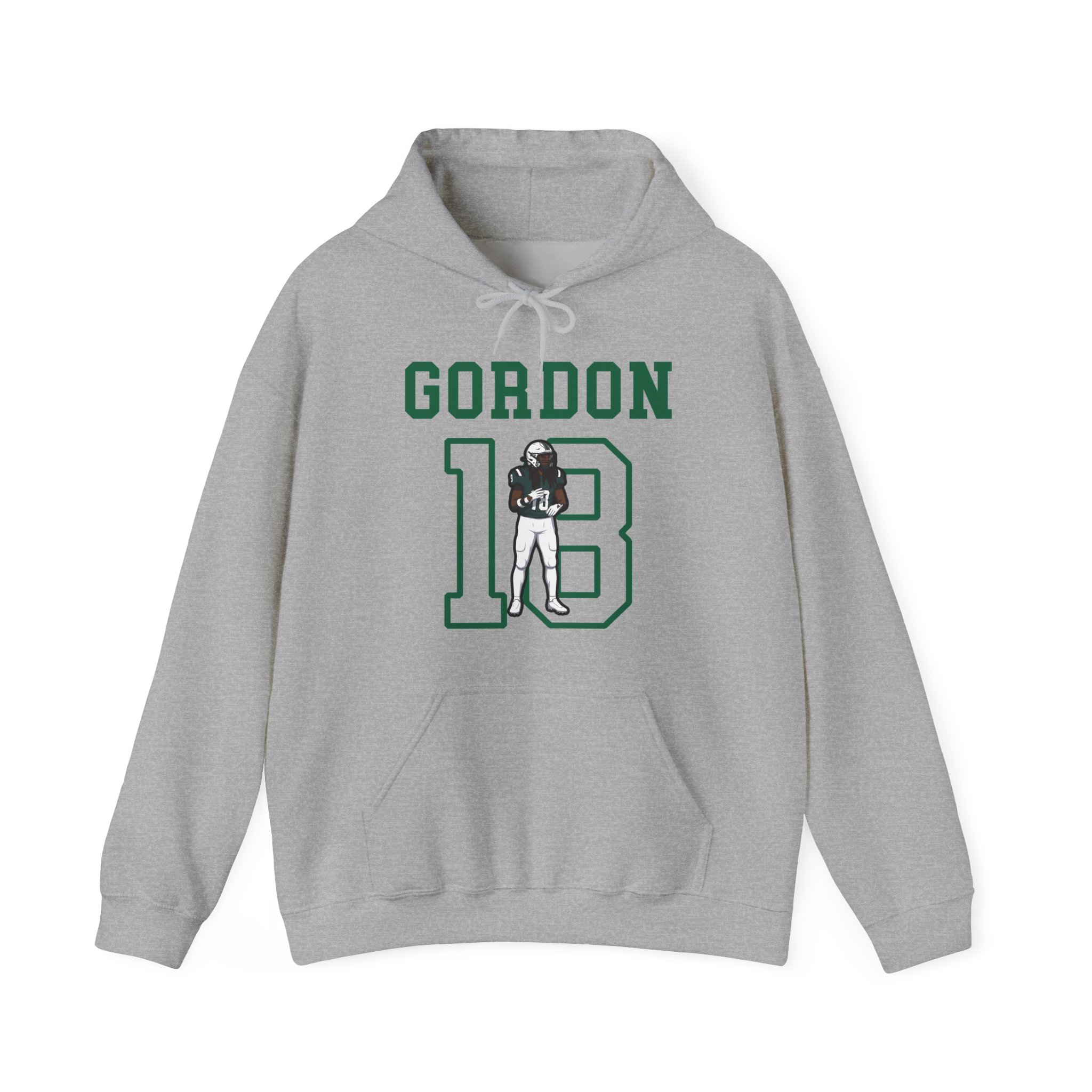 Hoodie — character_shirsey in Grey