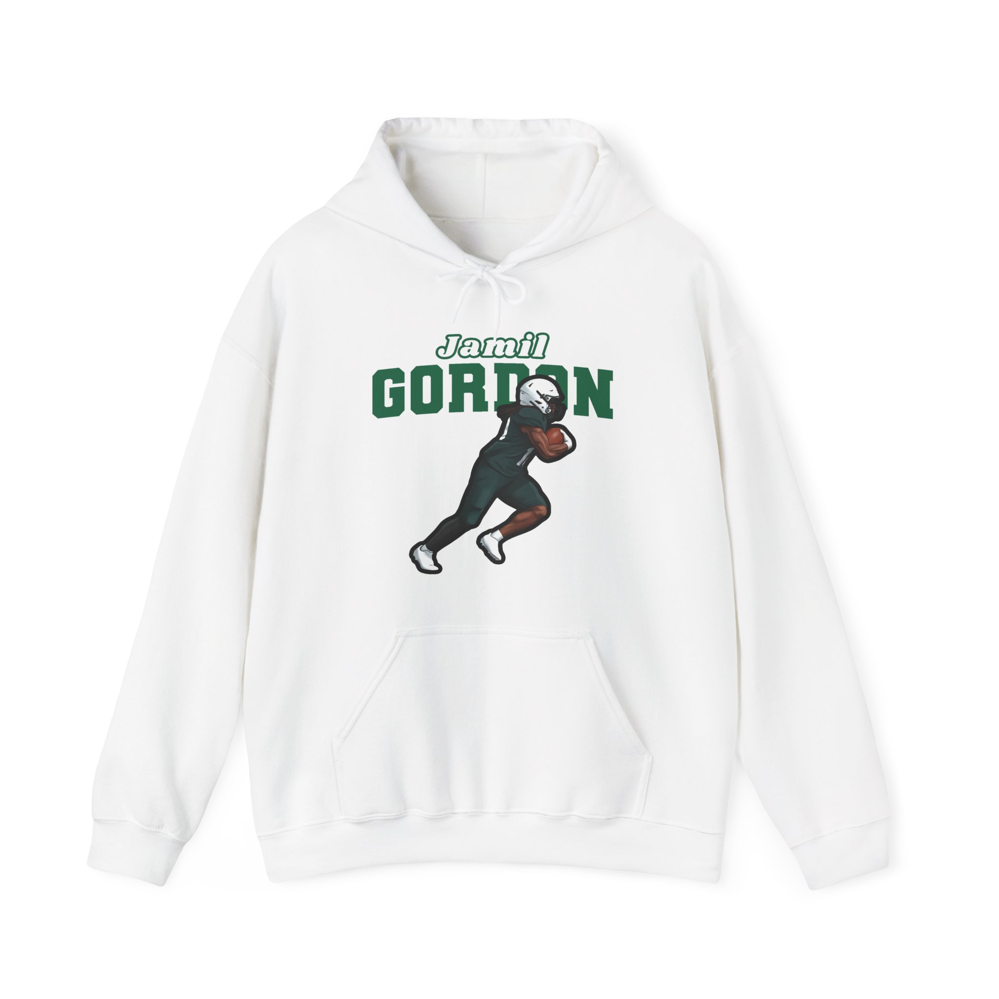 Hoodie — character_name_arch in White