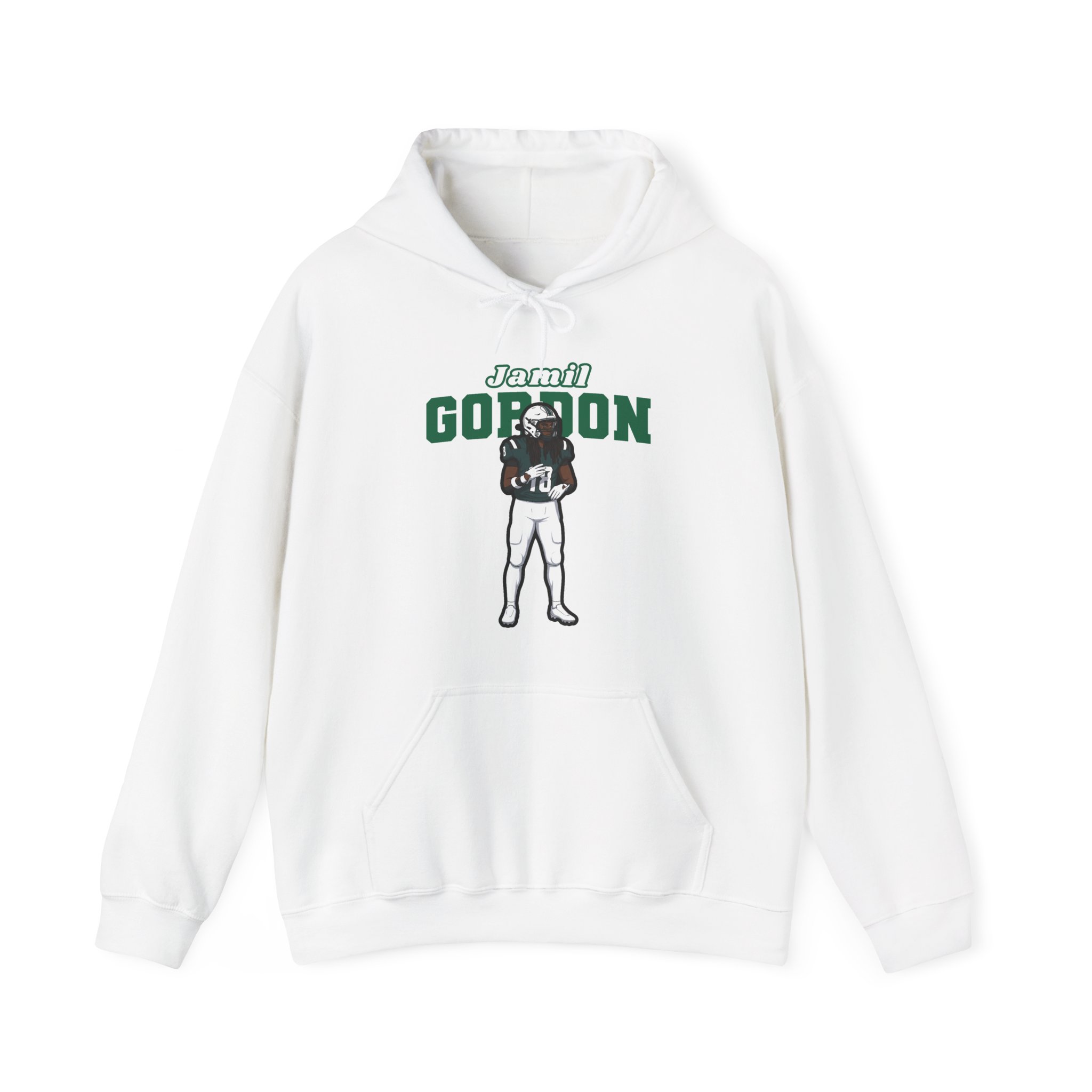 Hoodie — character_name_arch in White