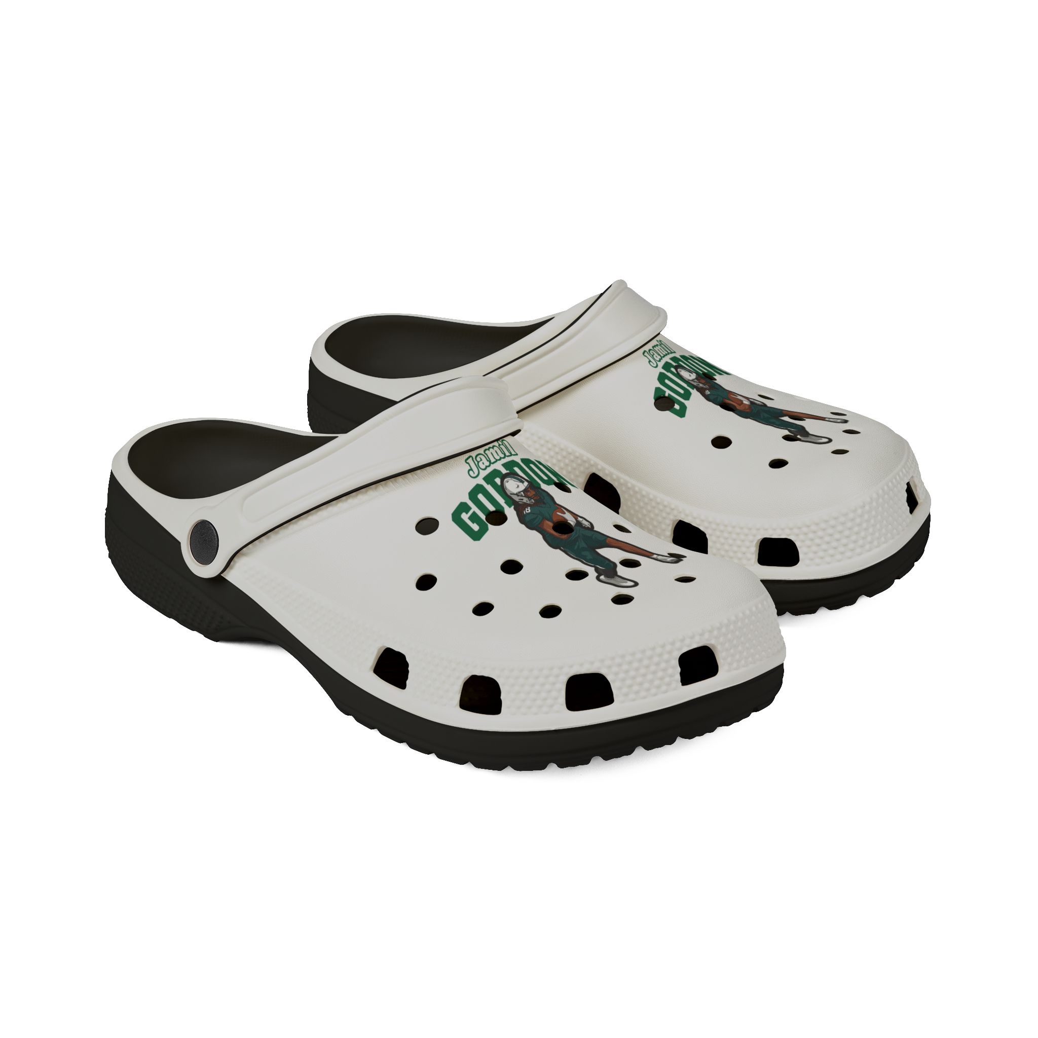 Rubber Clogs — character_name_arch in Black