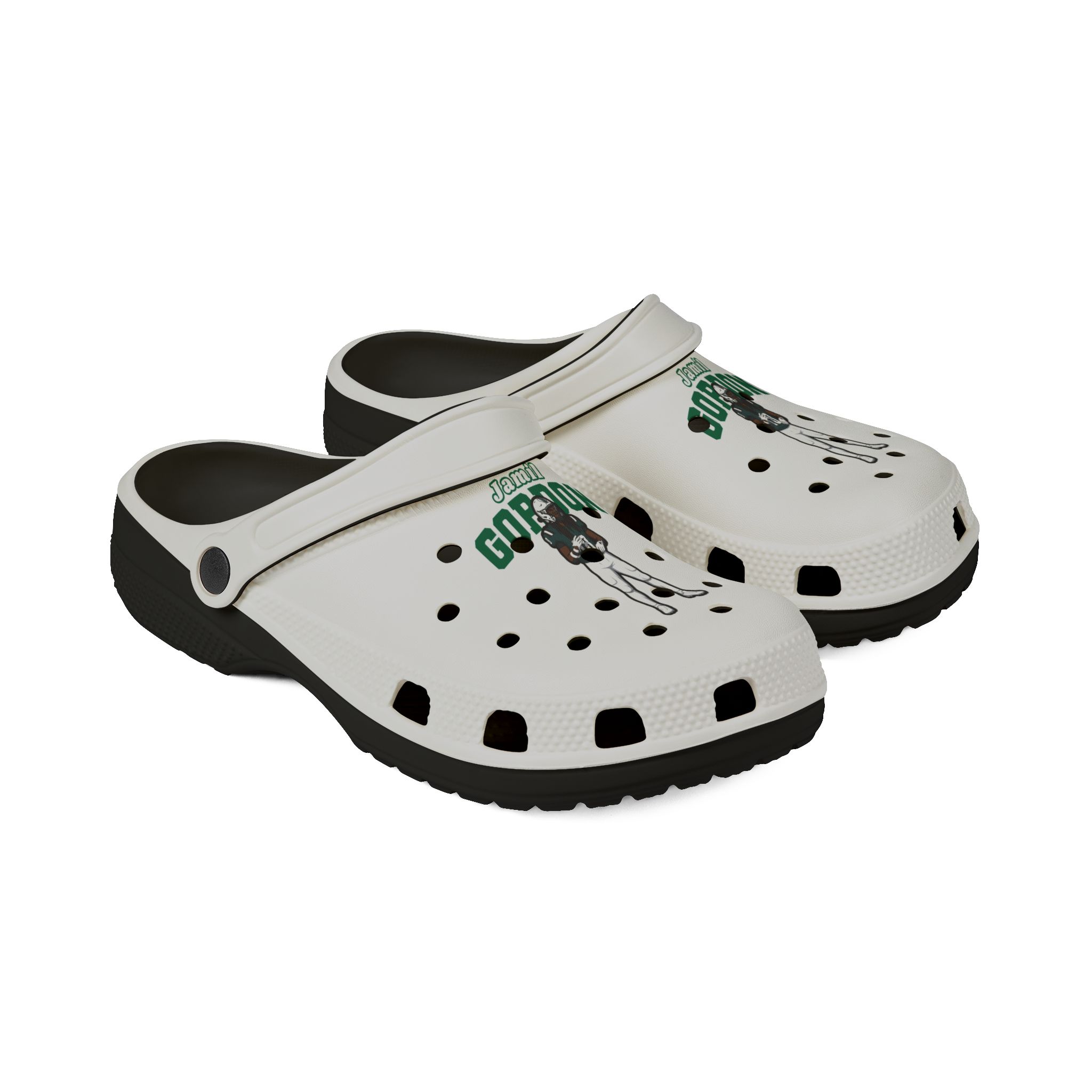 Rubber Clogs — character_name_arch in Black