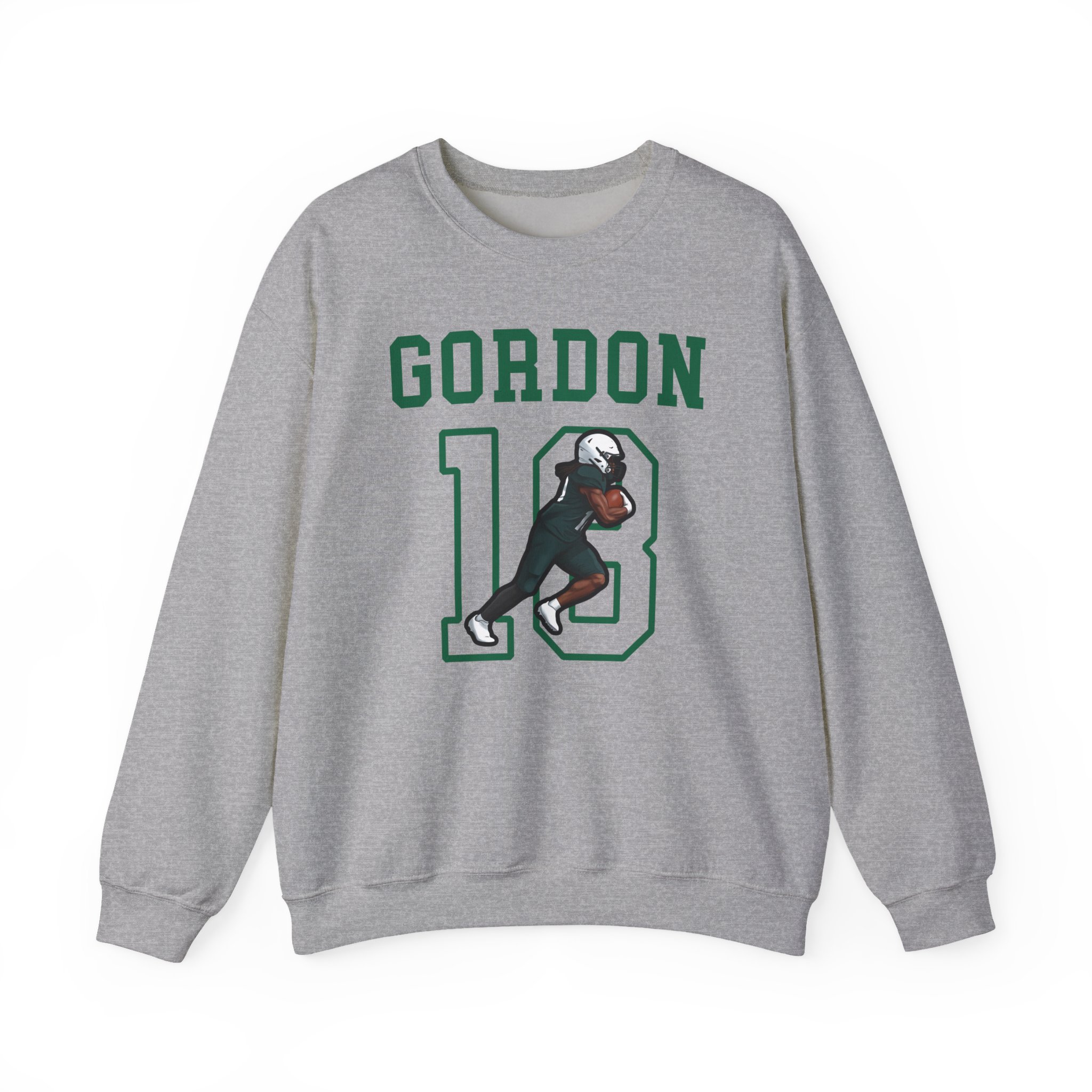 Crewneck Sweatshirt — character_shirsey in Grey