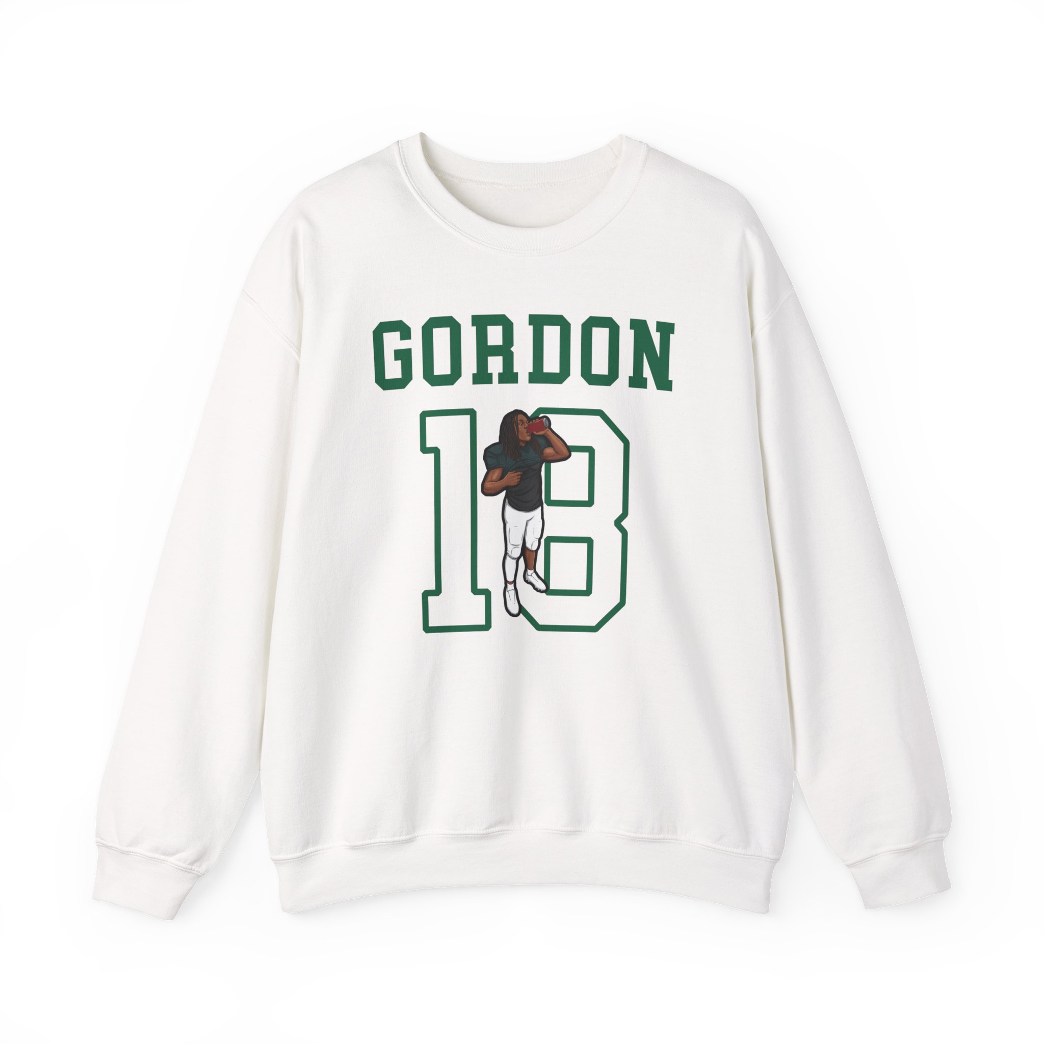 Crewneck Sweatshirt — character_shirsey in White