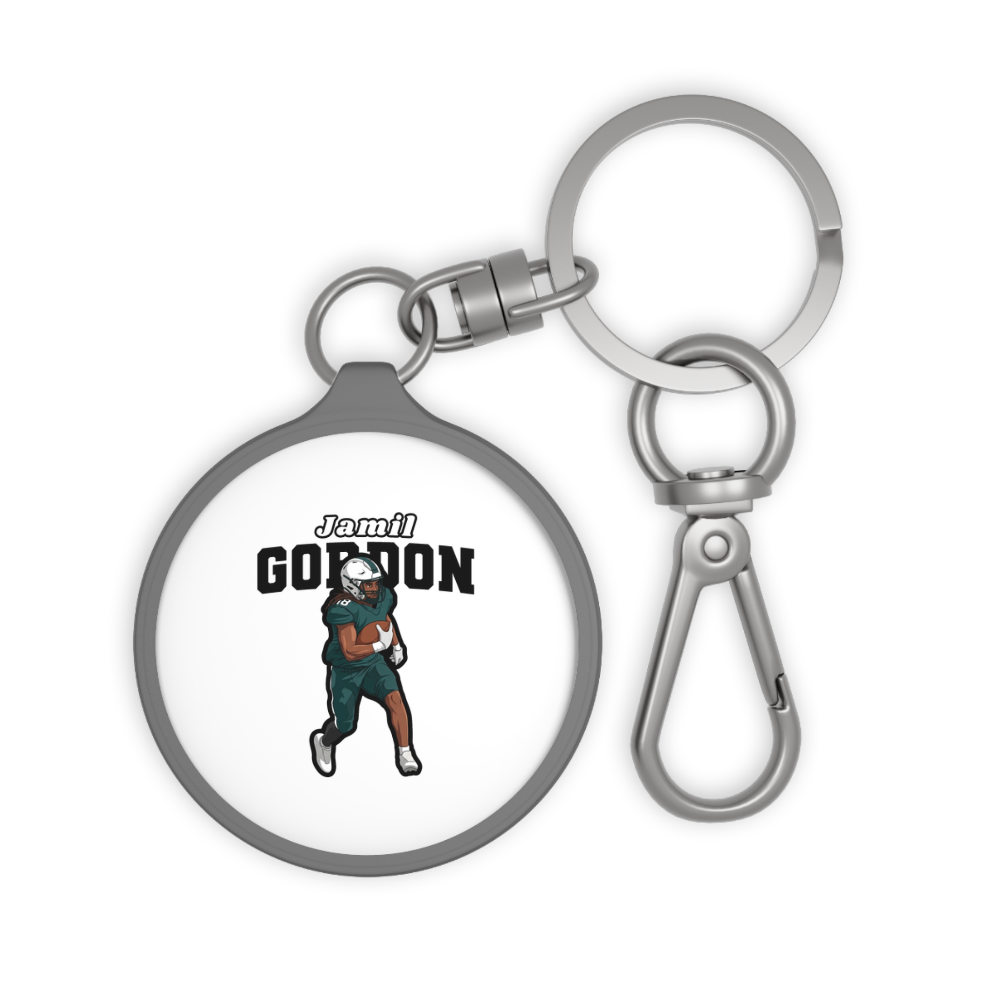 Keychain — character_name_arch in Grey