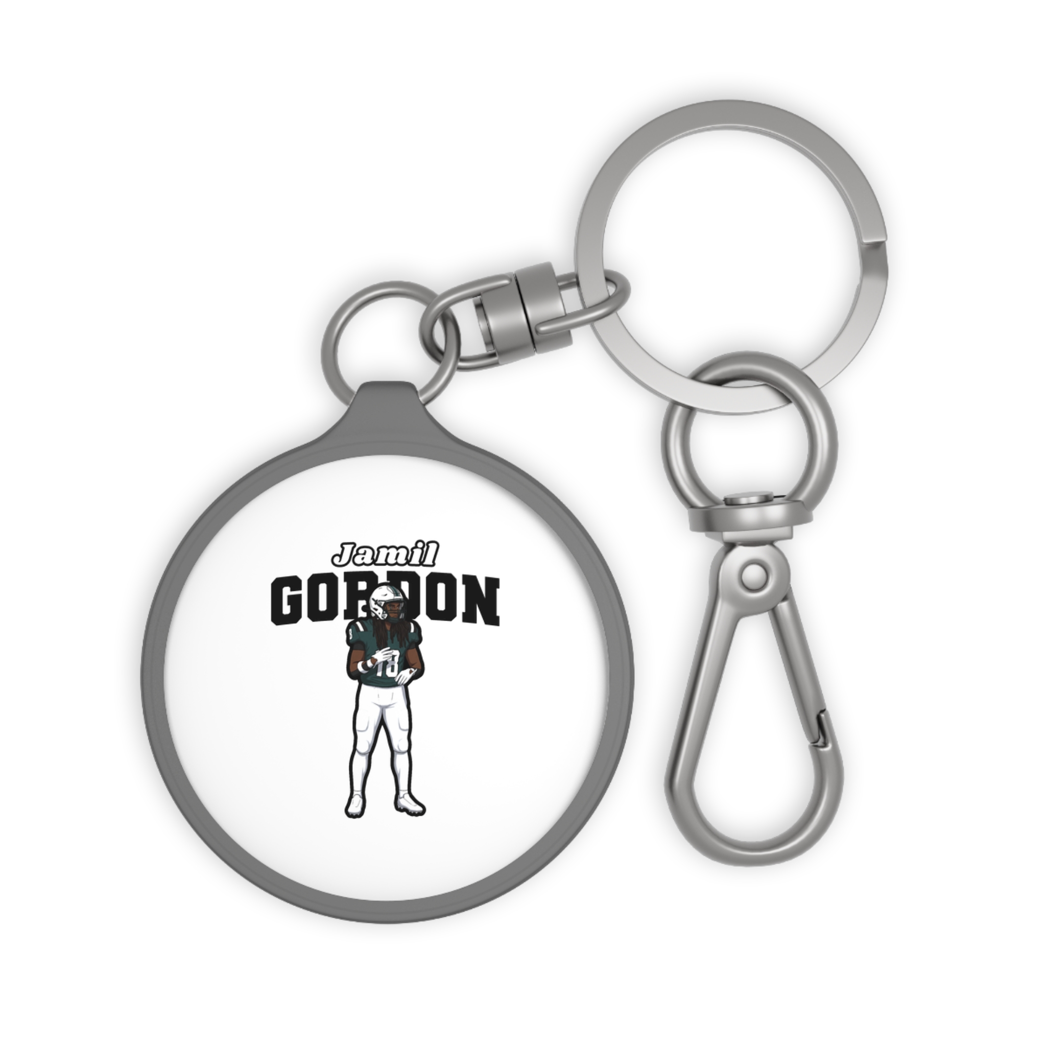 Keychain — character_name_arch in Grey