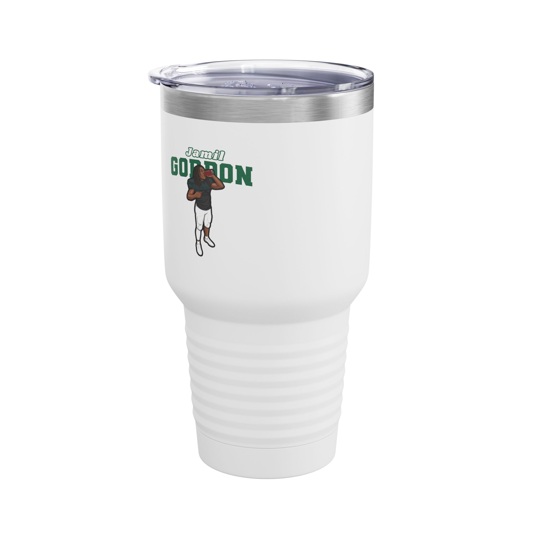 30oz Tumbler — character_name_arch in White