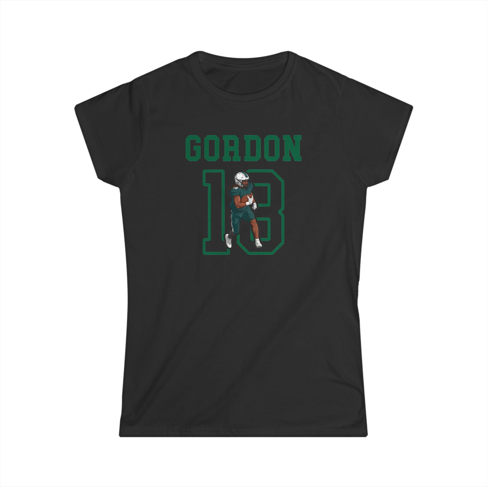 Women's Softstyle Tee — character_shirsey in Black