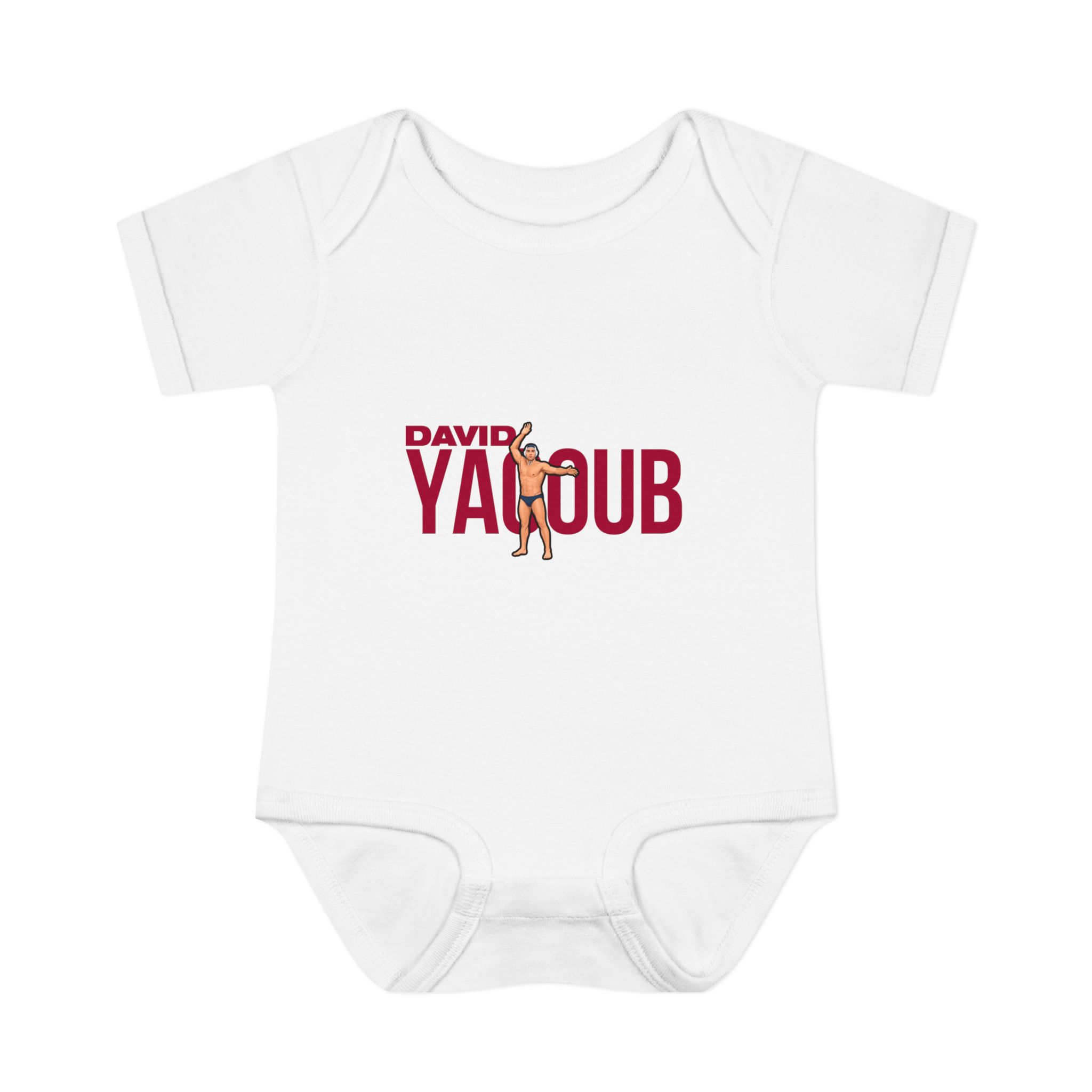 Baby Onesie — character_player_name in White